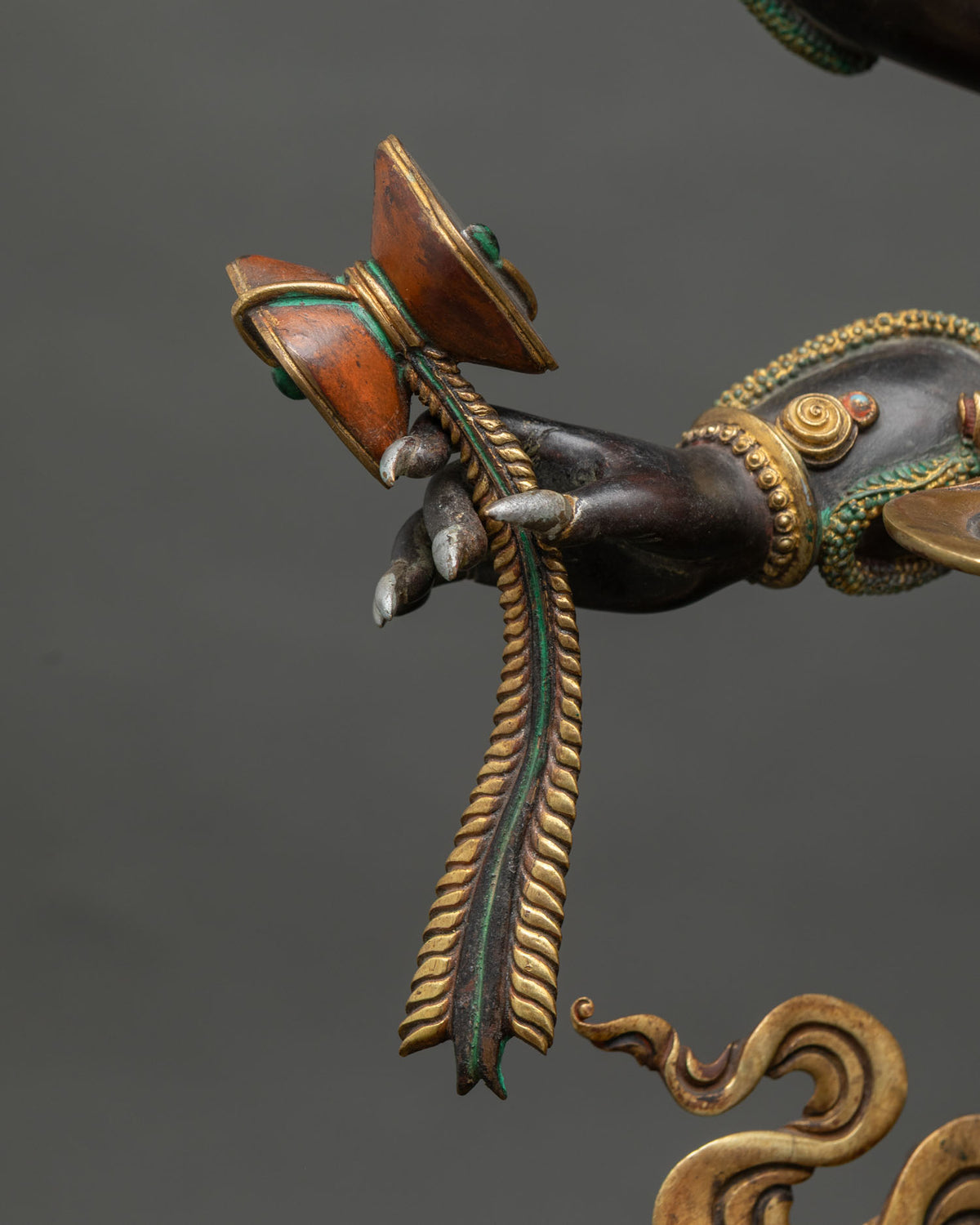 Authentic Six Armed Mahakala Copper Statue | Handmade in Nepal