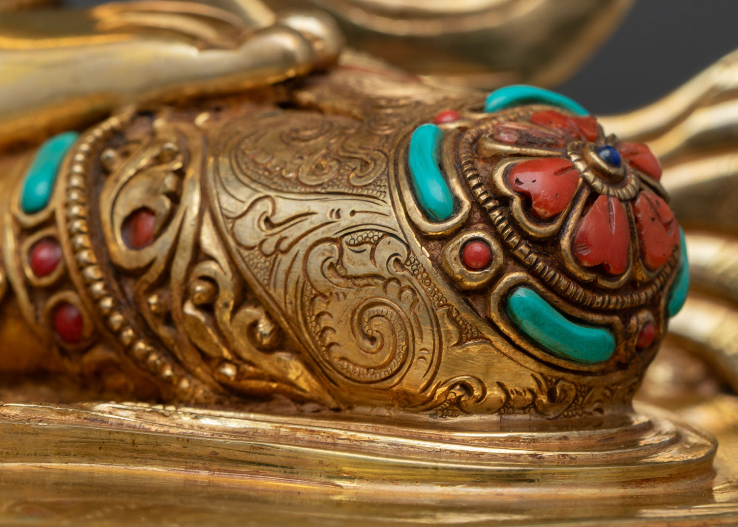 Manjushree Copper Statue | Spiritual Buddhist Art from Nepal