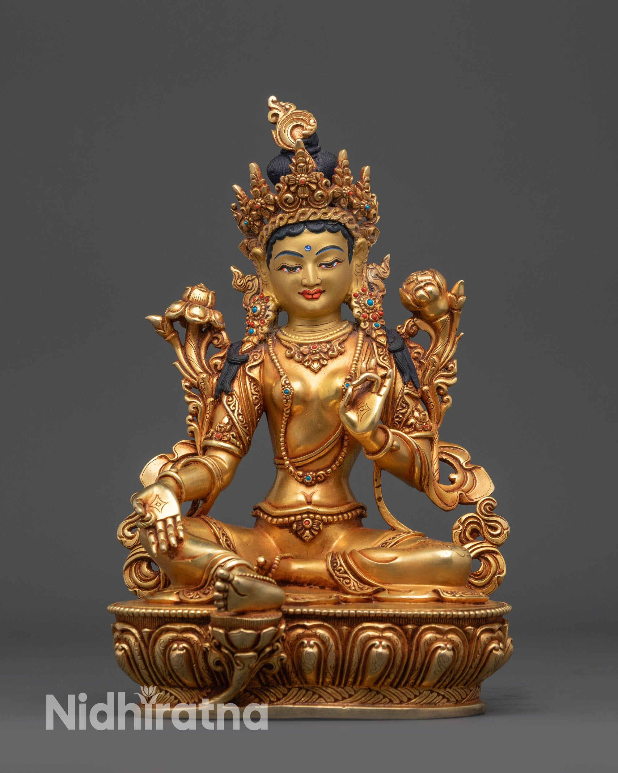 Green Tara Statue