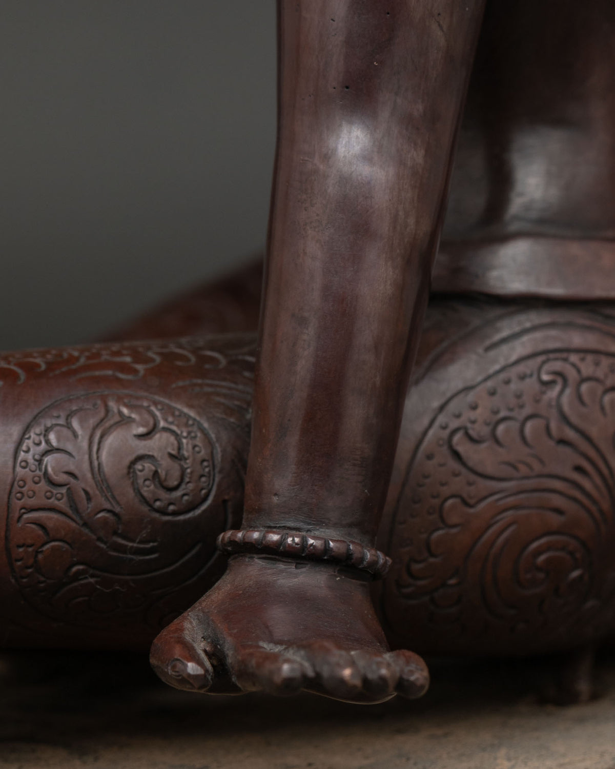 Oxidized Copper Green Tara Statue | Handcrafted Mother Tara Figurine