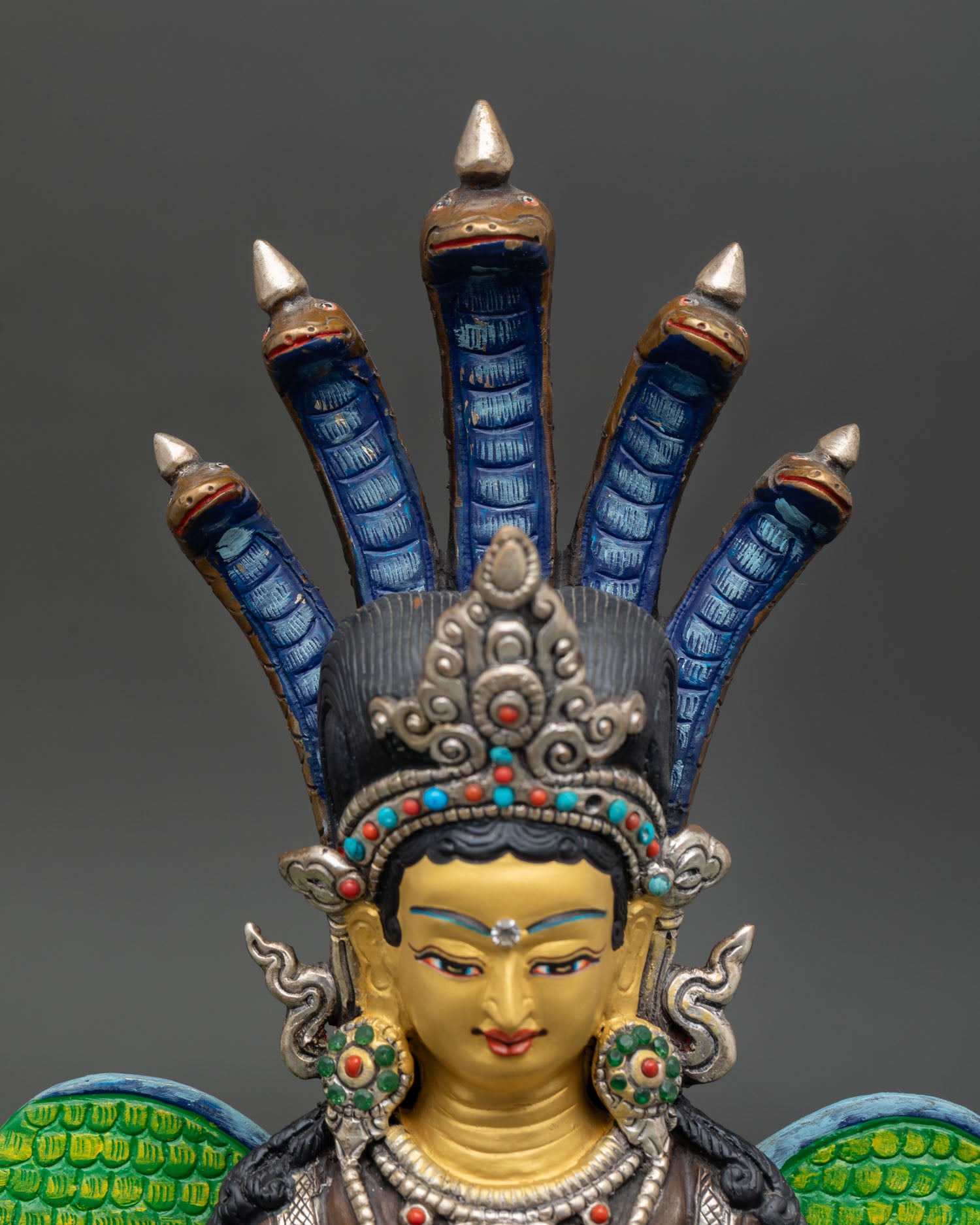 Naga Kanya Statue – Sacred Himalayan Serpent Goddess