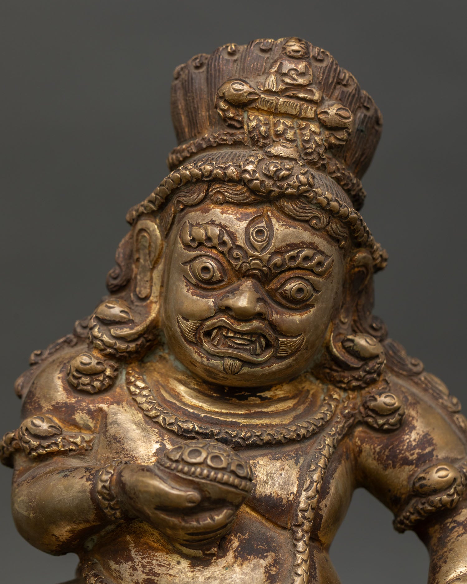 Black Dzambhala Statue