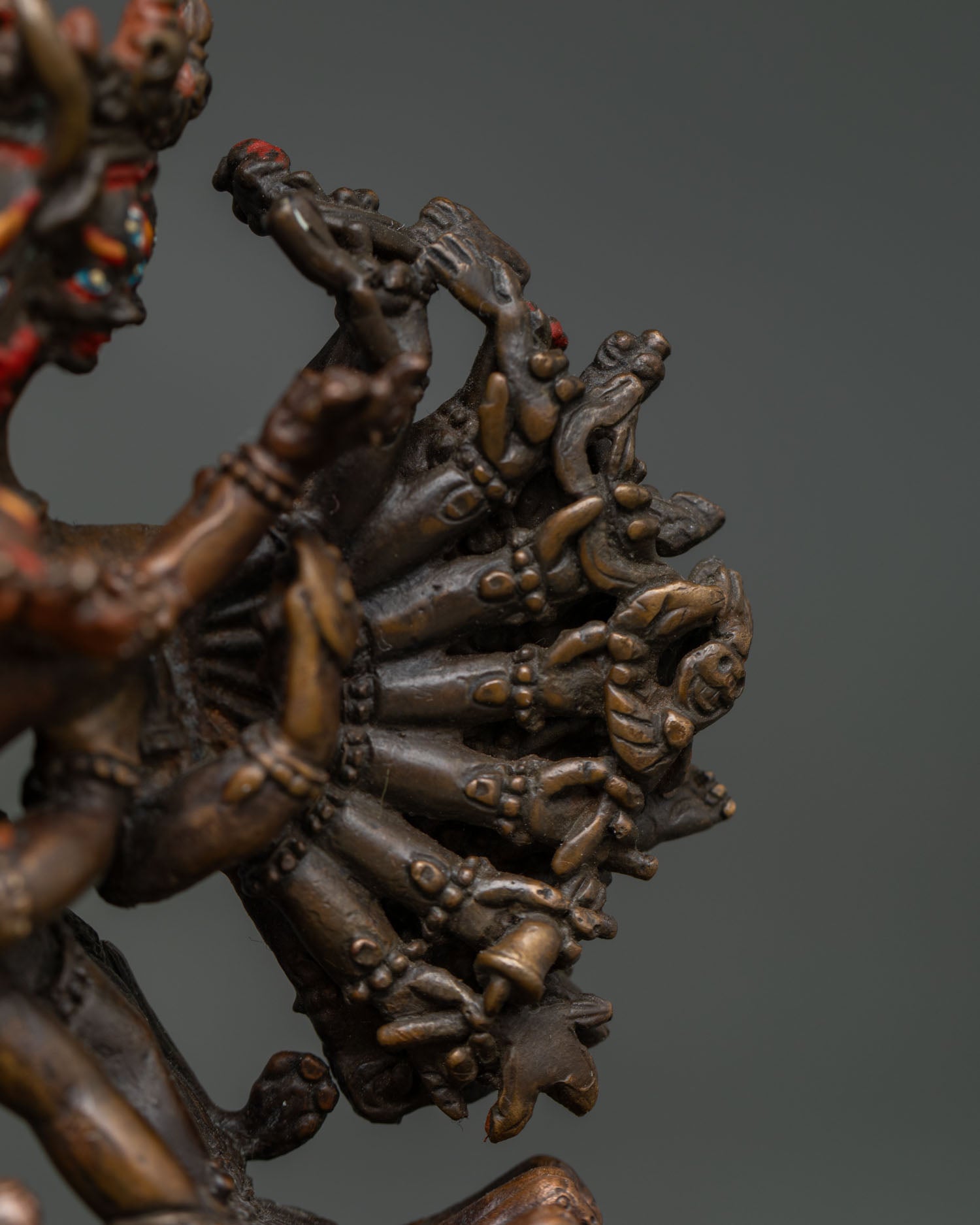 Buffalo-Headed Yamantaka with Consort Statue | Handcrafted Buddhist Sculpture