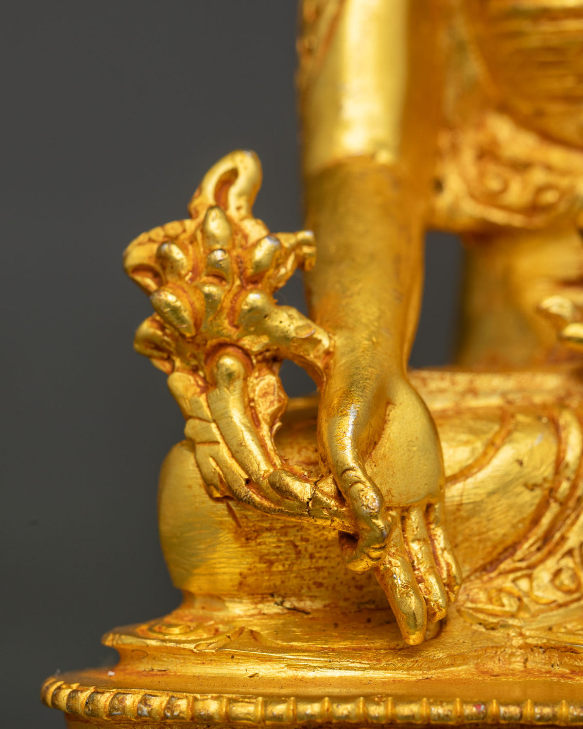 Medicine Buddha Copper Statue | Bhaisajyaguru for Meditation & Decor