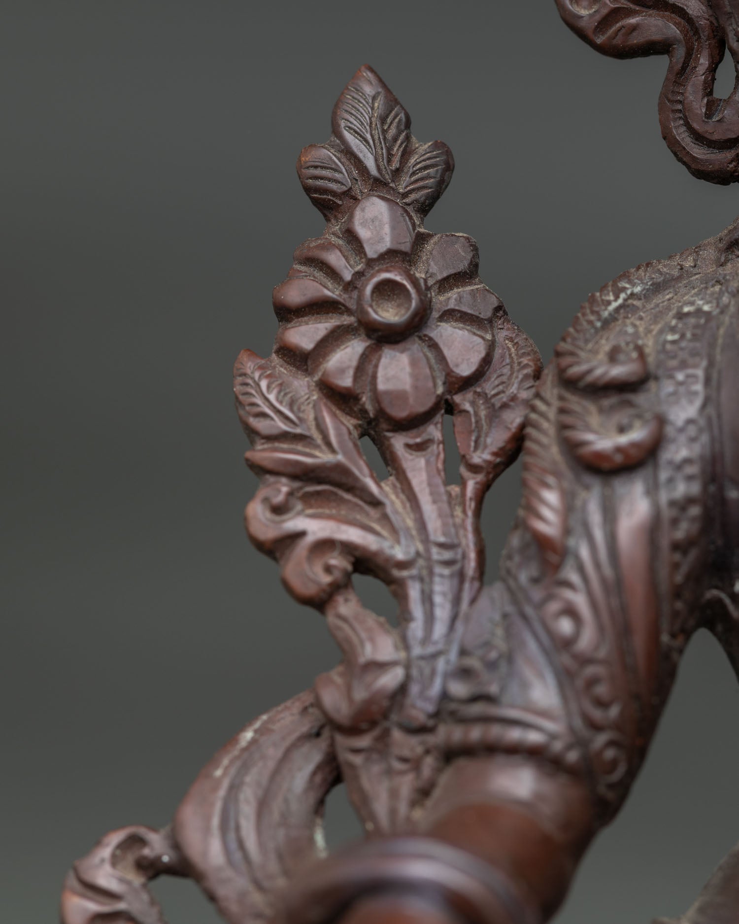 Oxidized Green Tara Statue | Handcrafted Buddhist Artwork