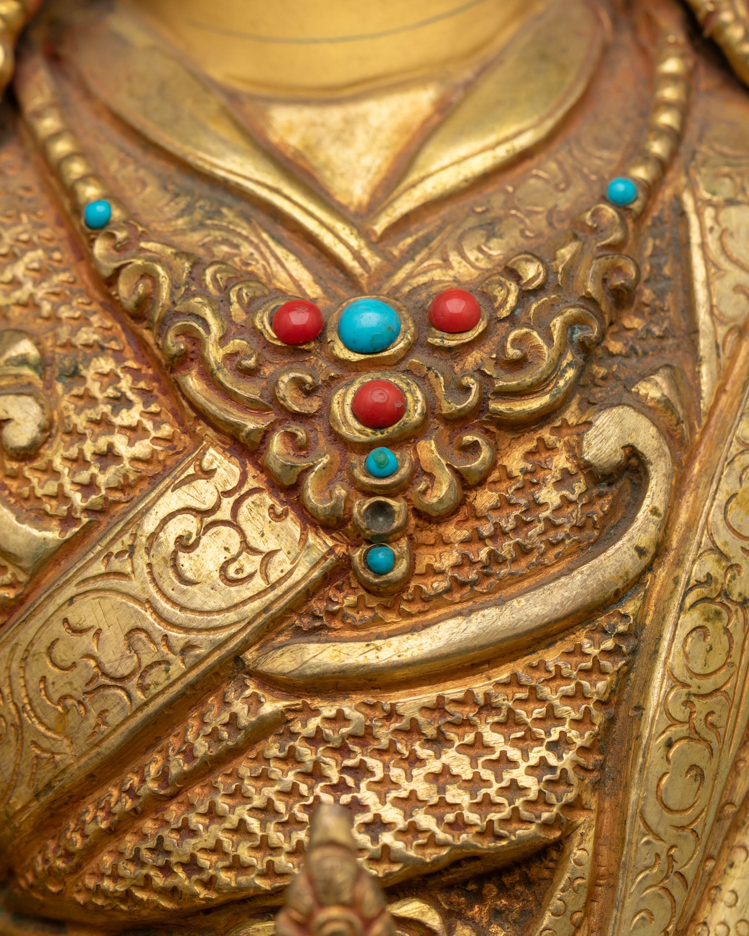 Exquisite Guru Rinpoche Statue for Your Altar | Handcrafted in Nepal