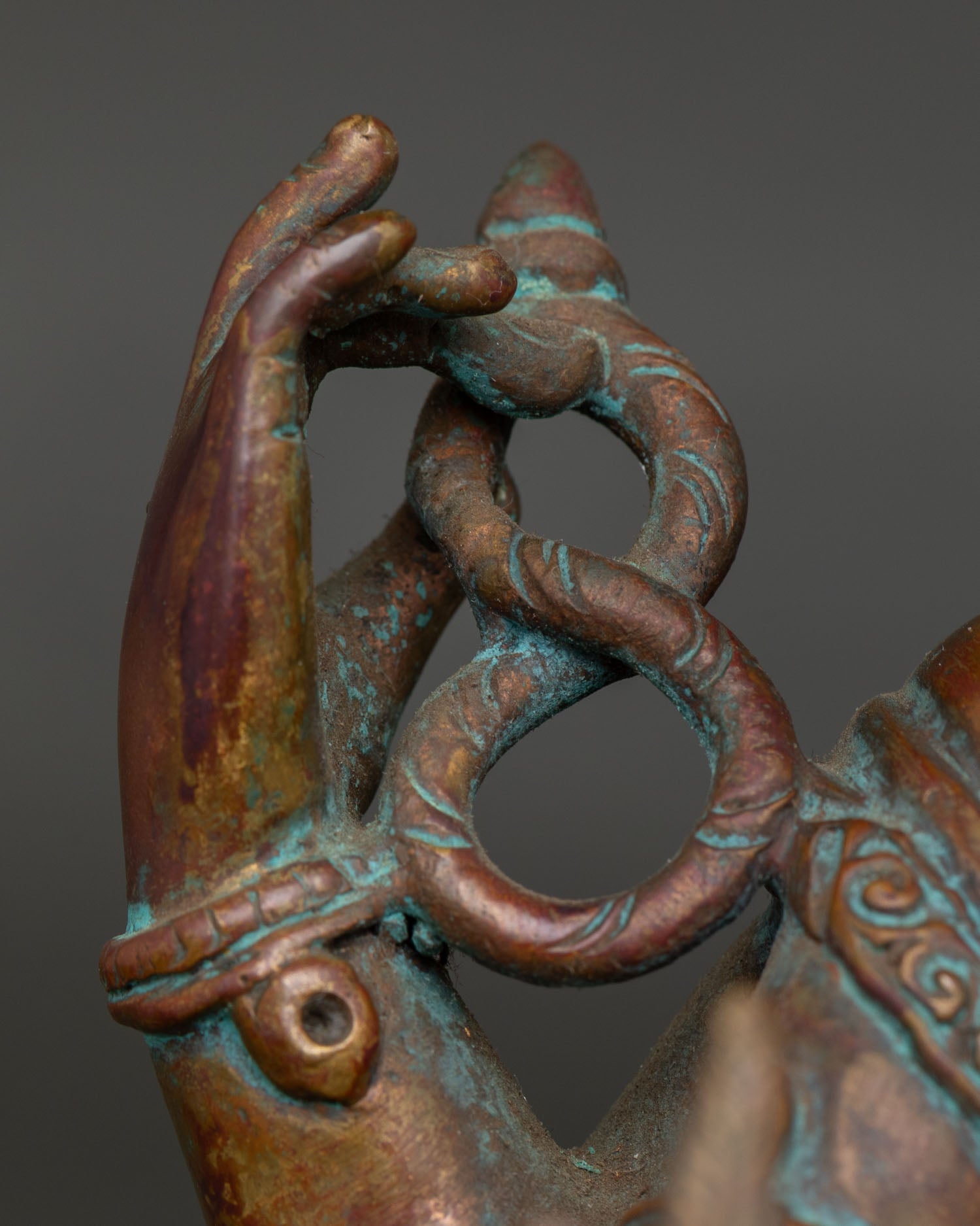 Lord Ganesh Statue | Traditional Newari Art with Antique Finish