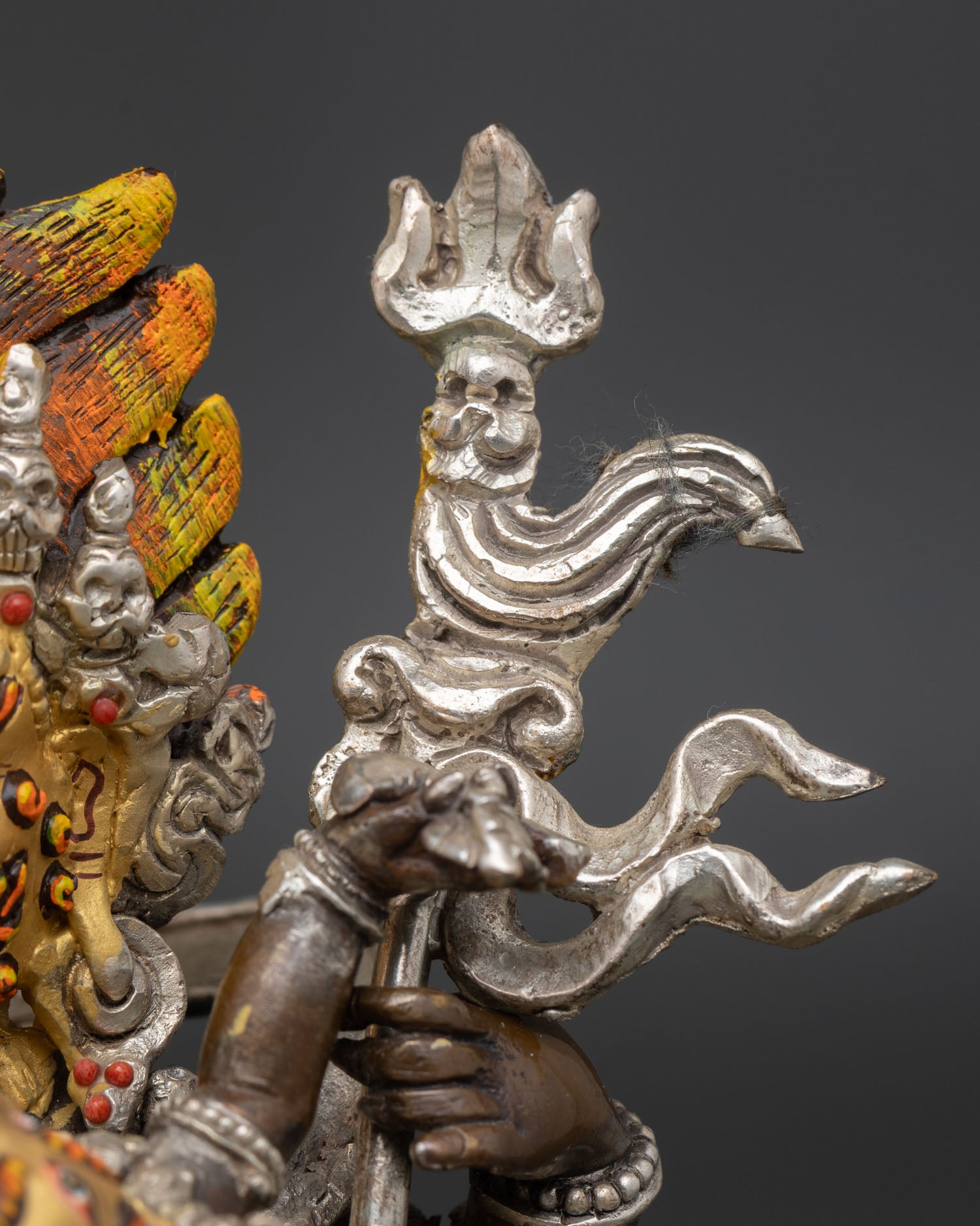 Four Armed Mahakala Statue | Powerful Guardian Deity Artwork
