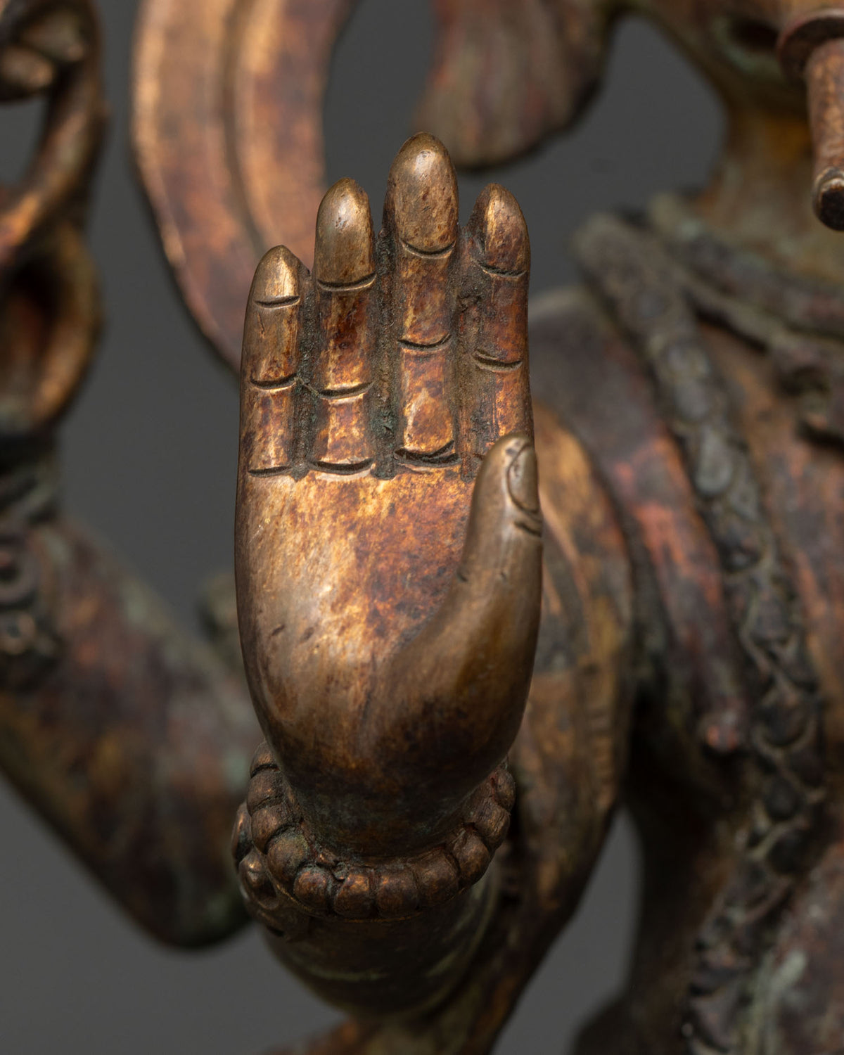 Oxidized Ganesha Statue | Traditional Ganpati Idol for Prosperity
