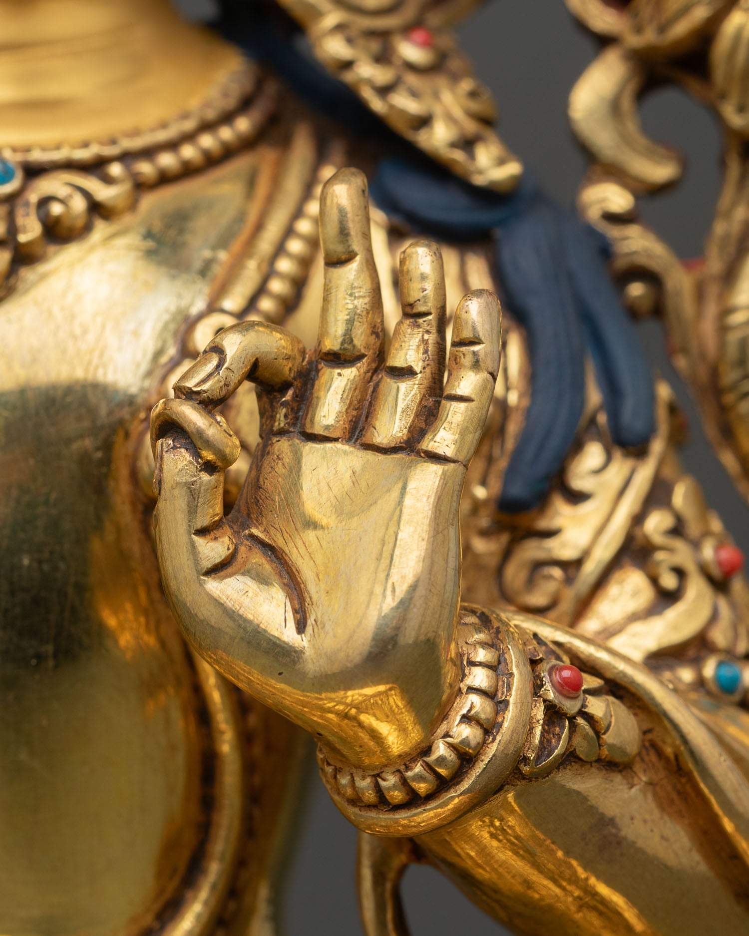 Manjushri Statue | Traditional Handmade Nepalese Art