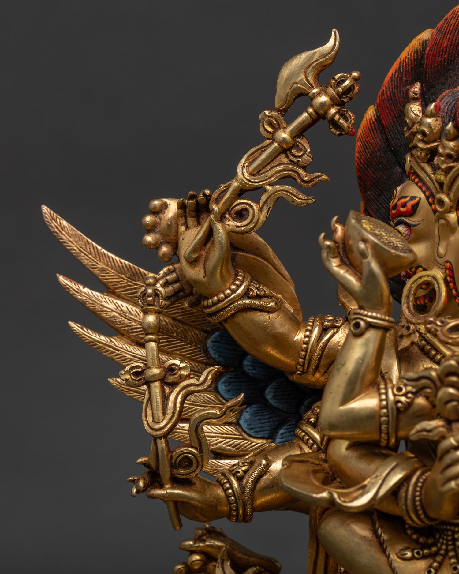 Buddhist Hayagriva Statue | Protector Against Obstacles and Negativity