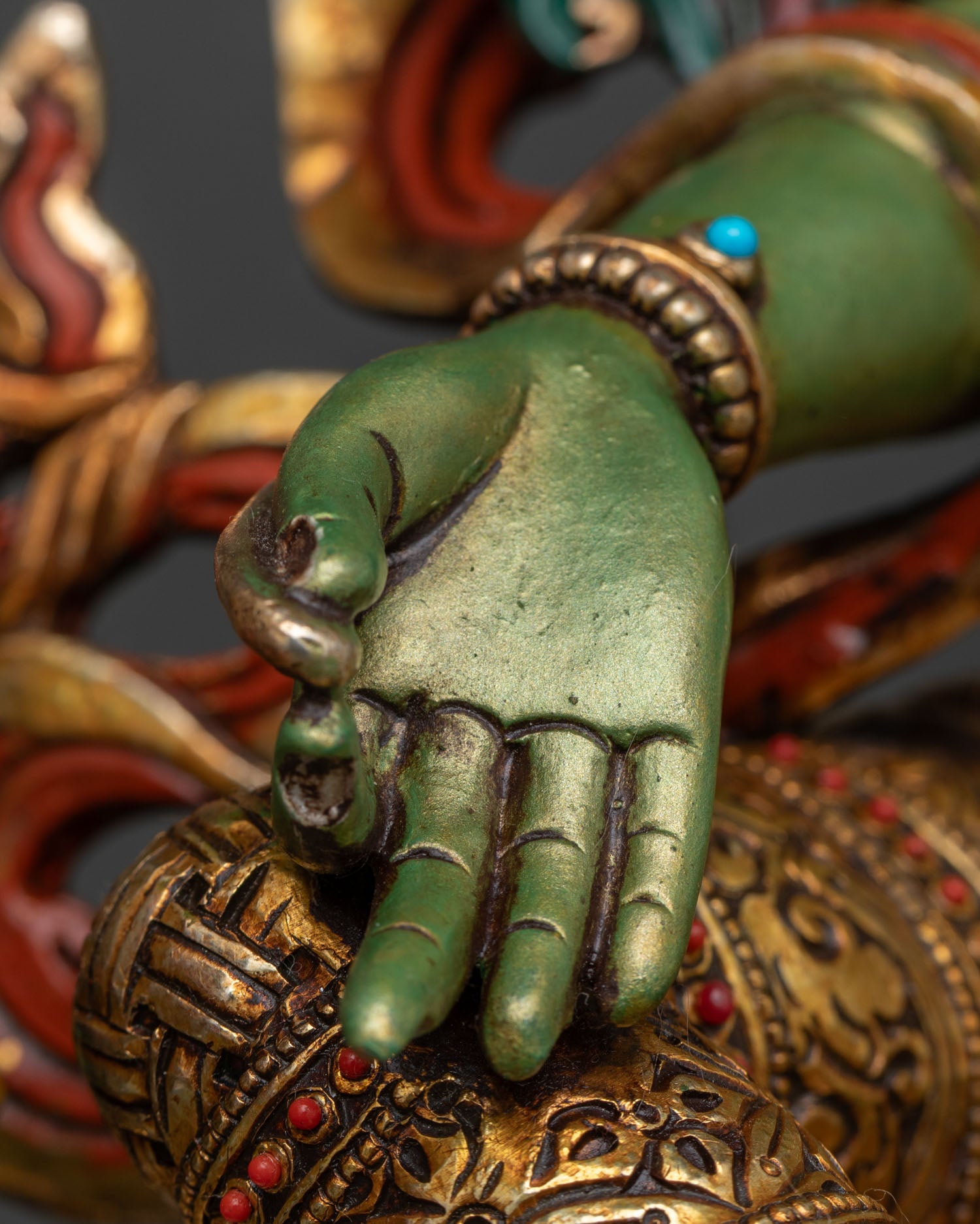 Unique Simhanada Tara Statue | Awakened Mother of Buddhas