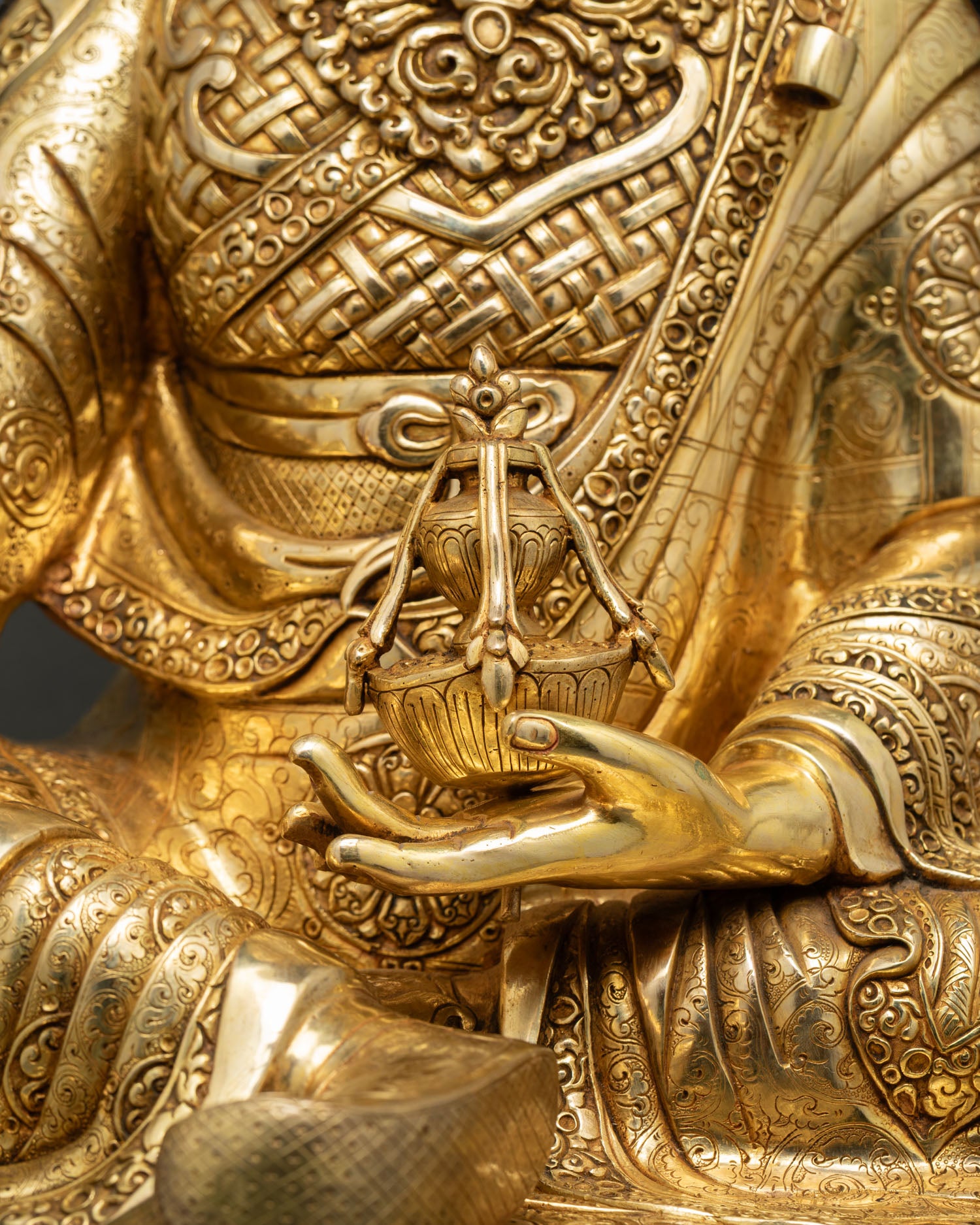 Guru Rinpoche Statue | Vajra Master Copper Sculpture