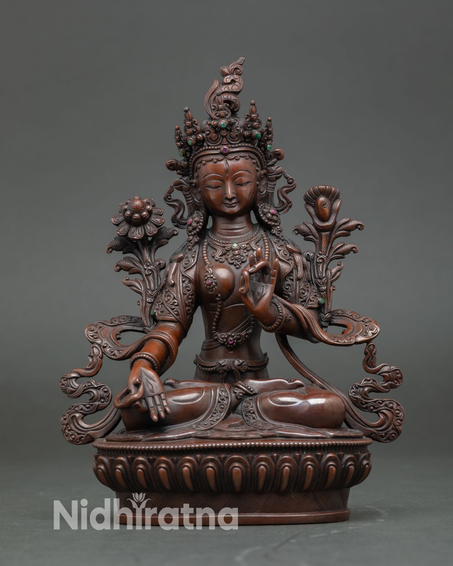 Three Long Life Deities Sculpture β Traditional Himalayan Art Set