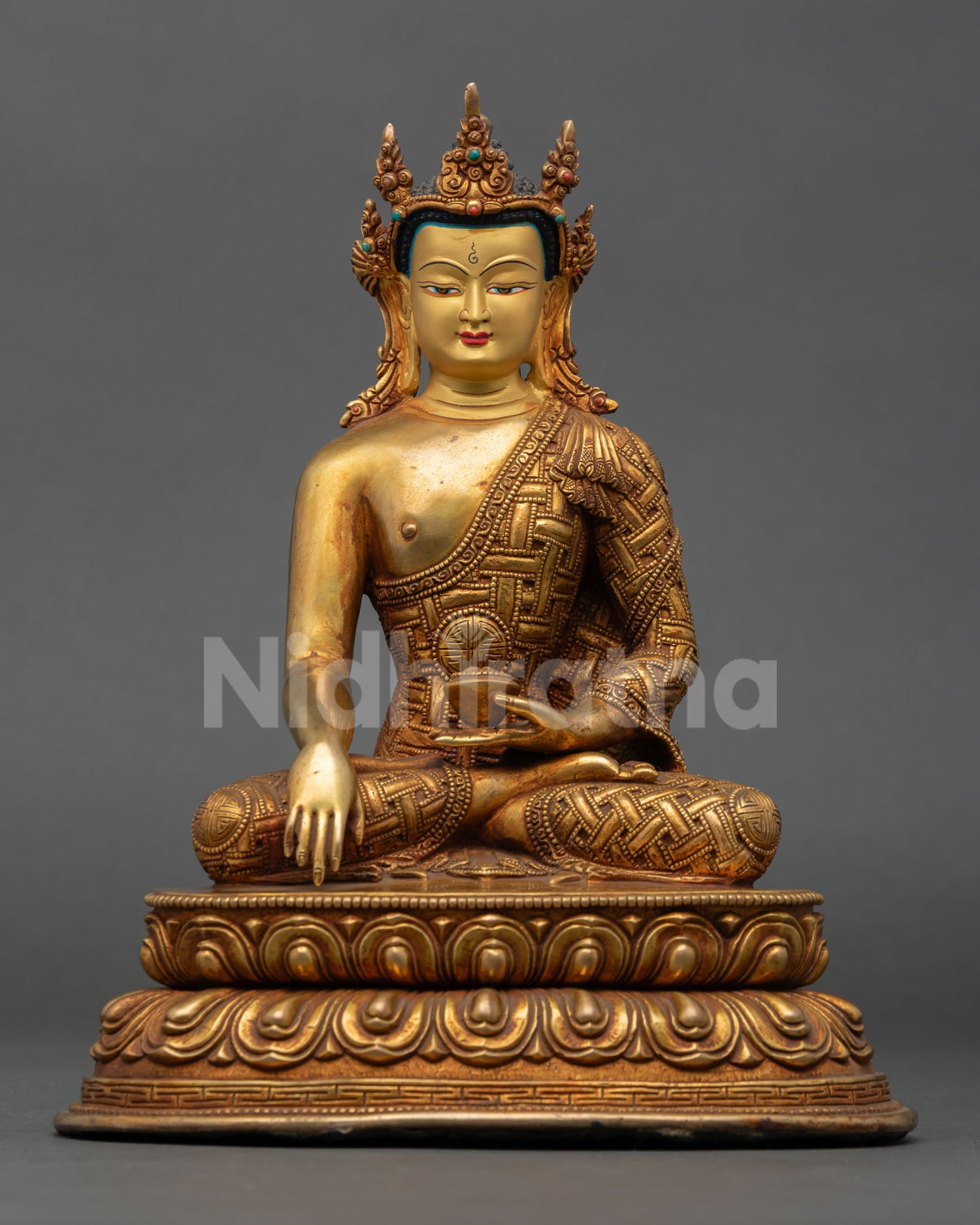 Crown Shakyamuni Buddha Statue