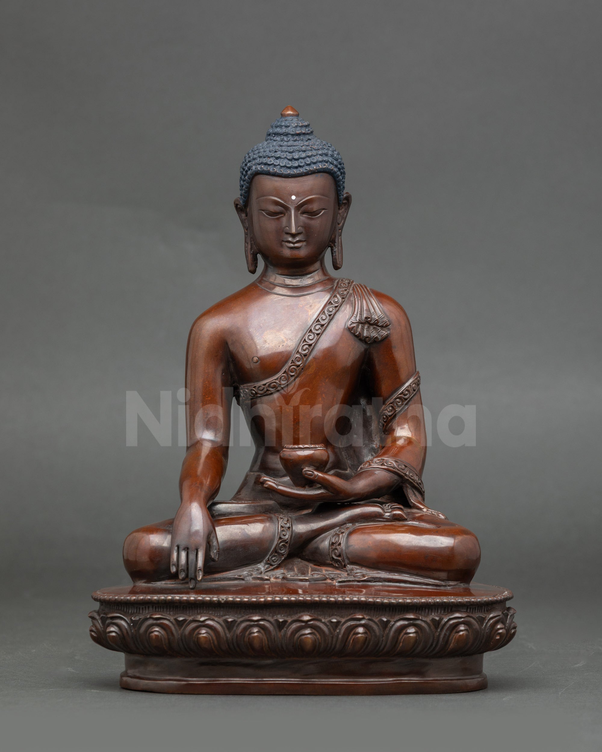 Traditional Shakyamuni Buddha Statue from Nepal