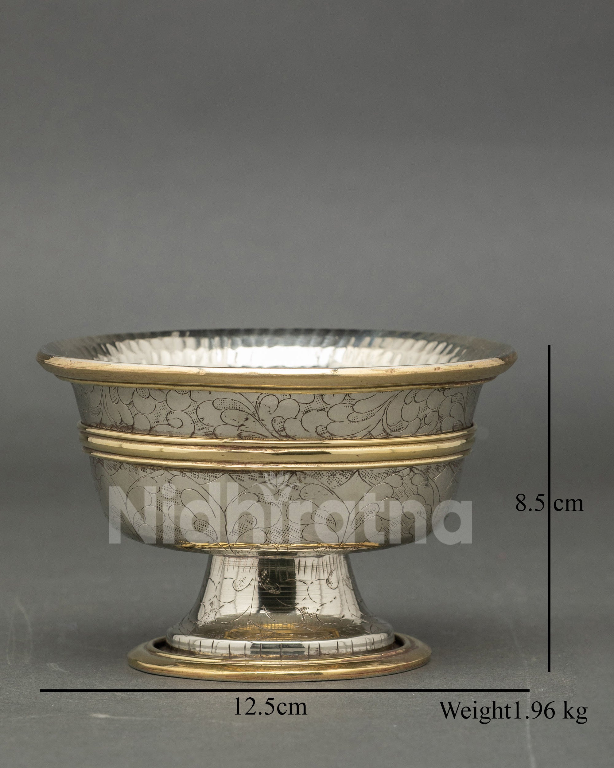 Buddhist Water Offering Set for Altars | Traditional Himalayan Craft