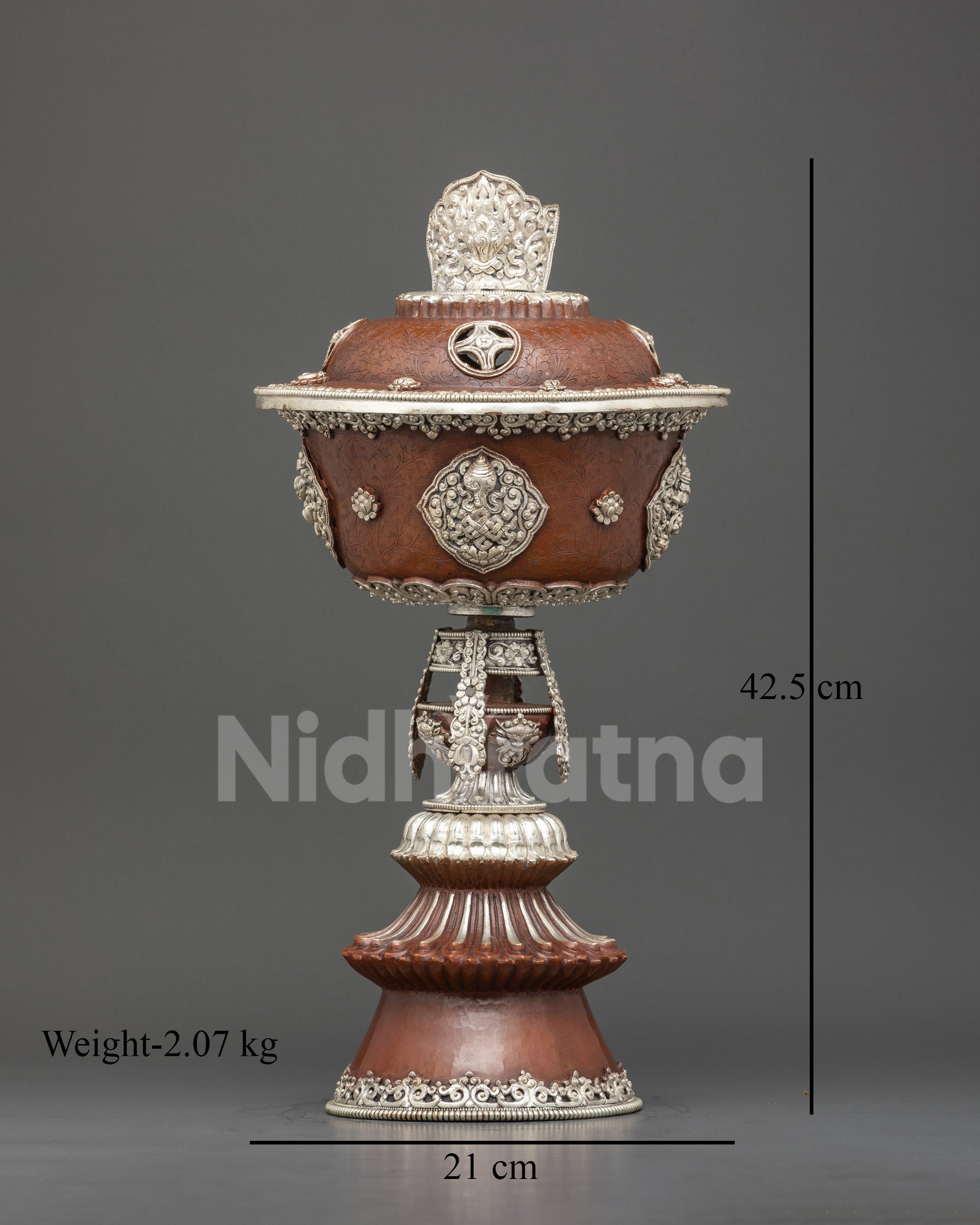 Ghee Butter Lamp for Spiritual Practice and Daily Ritual