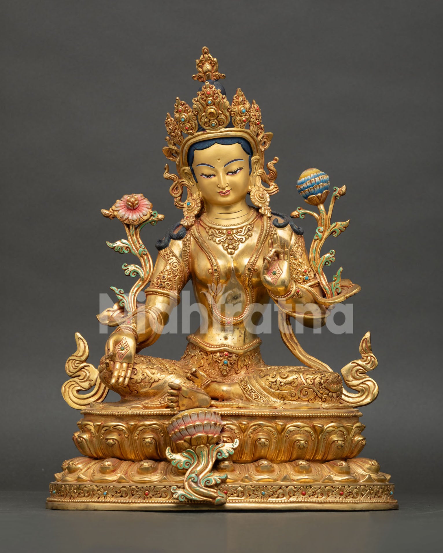 Green Tara Statue