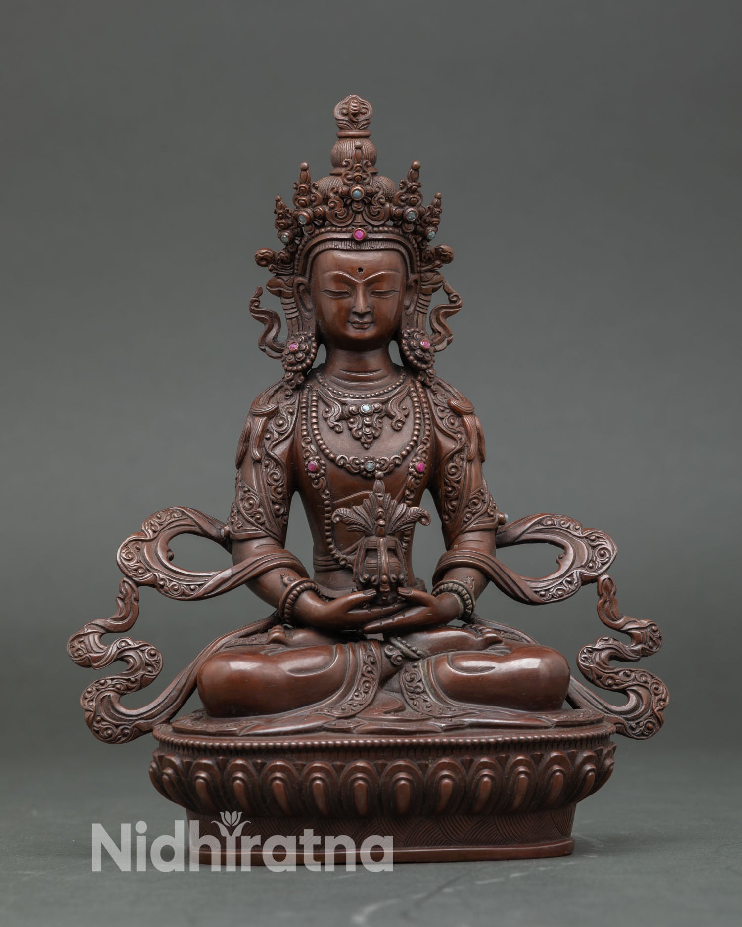 Three Long Life Deities Sculpture β Traditional Himalayan Art Set