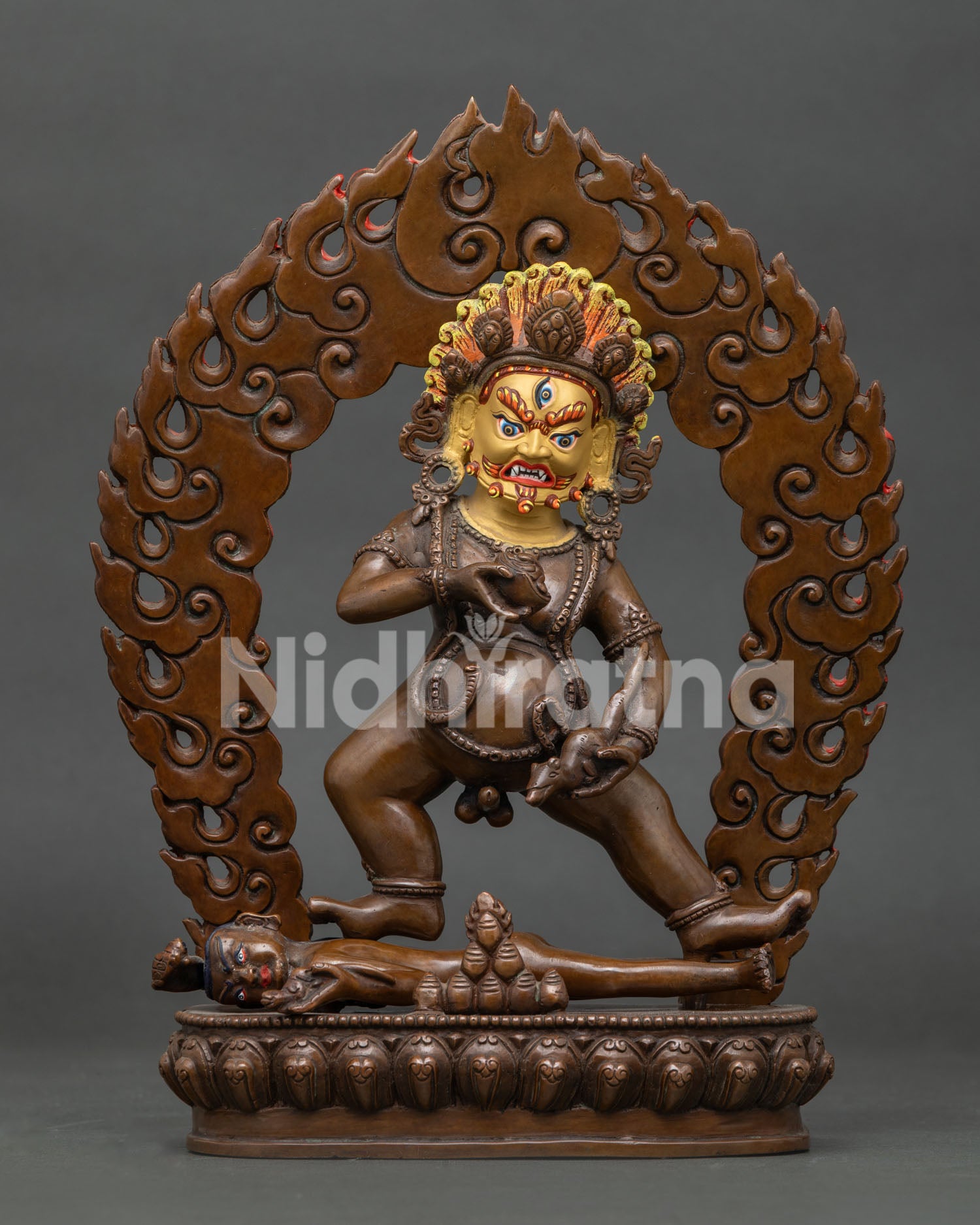 Black Dzambhala Statue