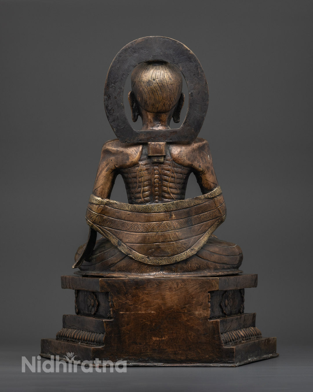 Premium Fasting Buddha Statue for Meditation Spaces