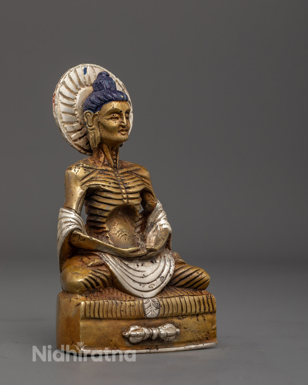 Machine-Made Fasting Buddha Statue