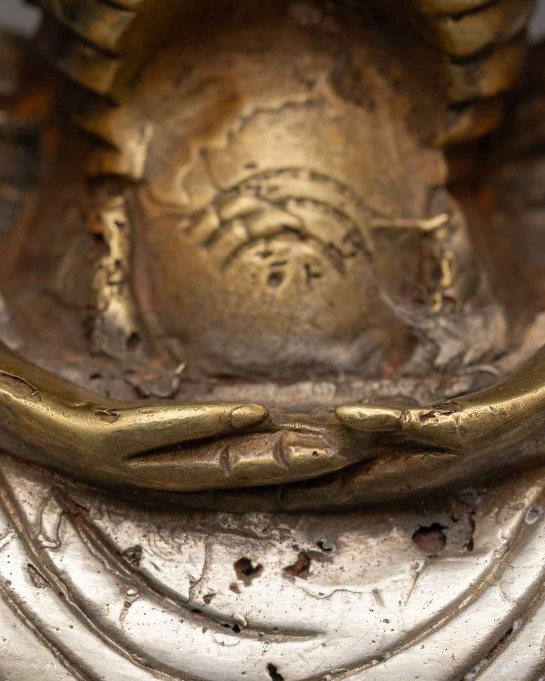 Machine-Made Fasting Buddha Statue