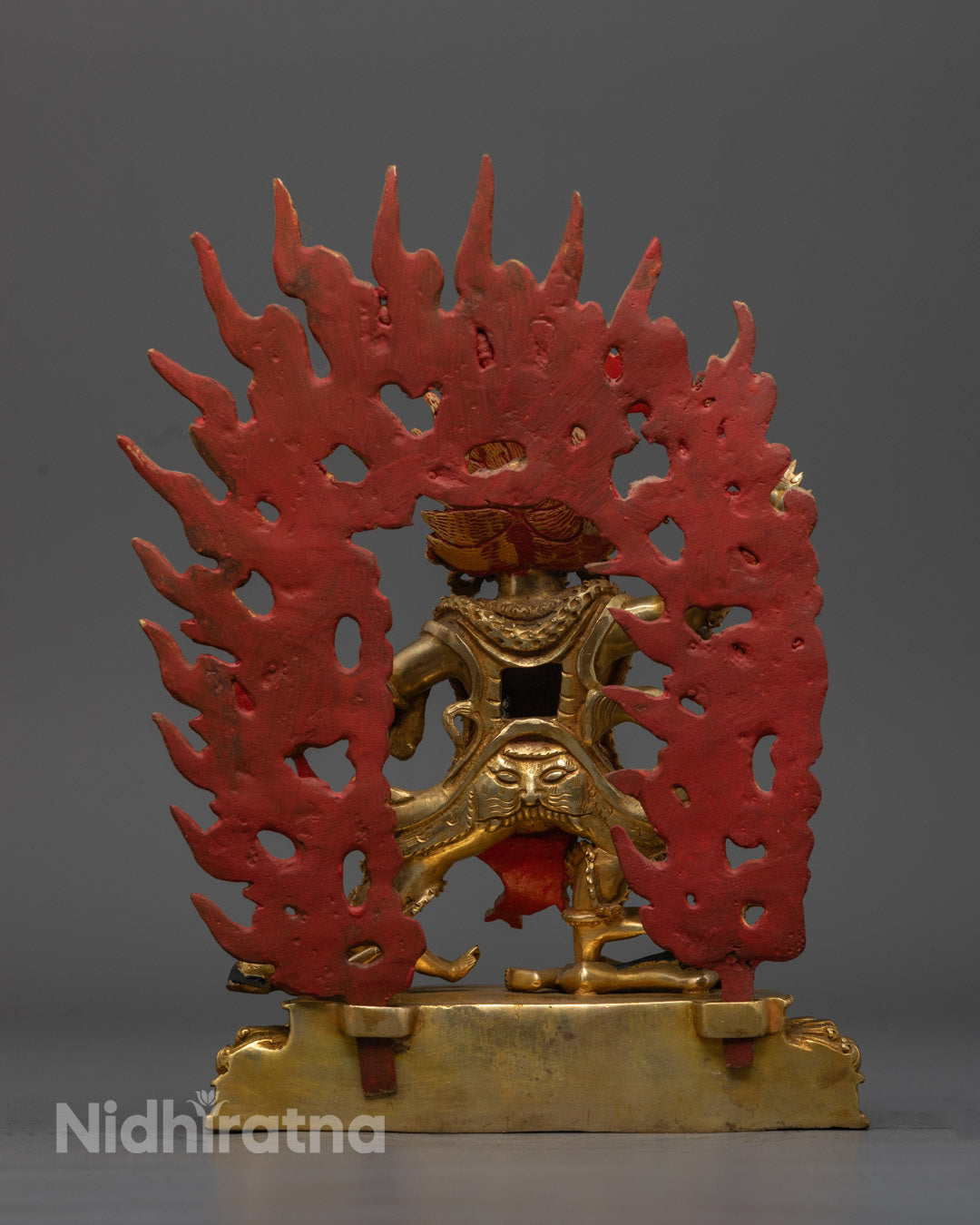 Fierce Hayagriva Statue gripping noose (pāśa) to bind inner demons and protect against negative forces