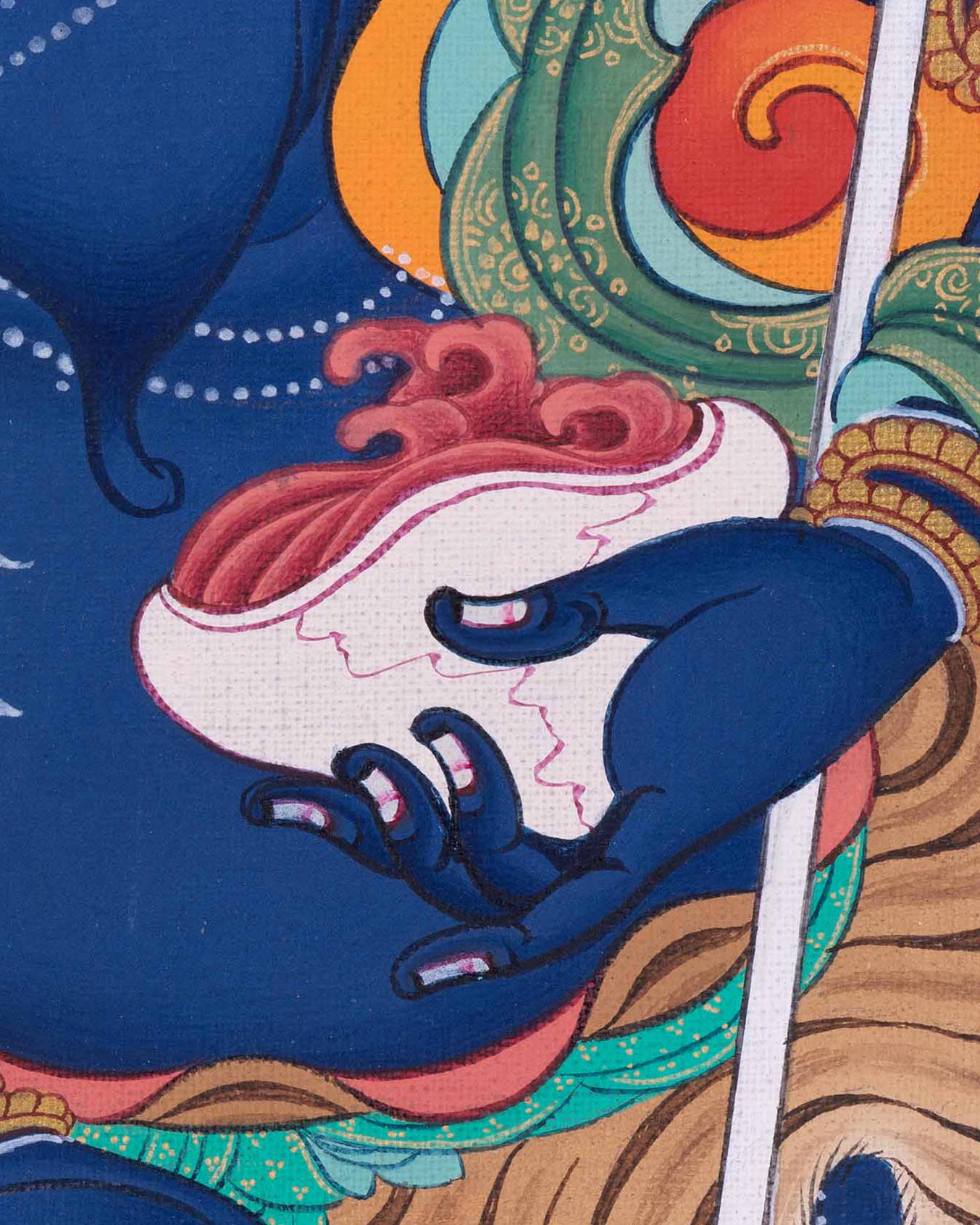Simha Mukha Thangka Art