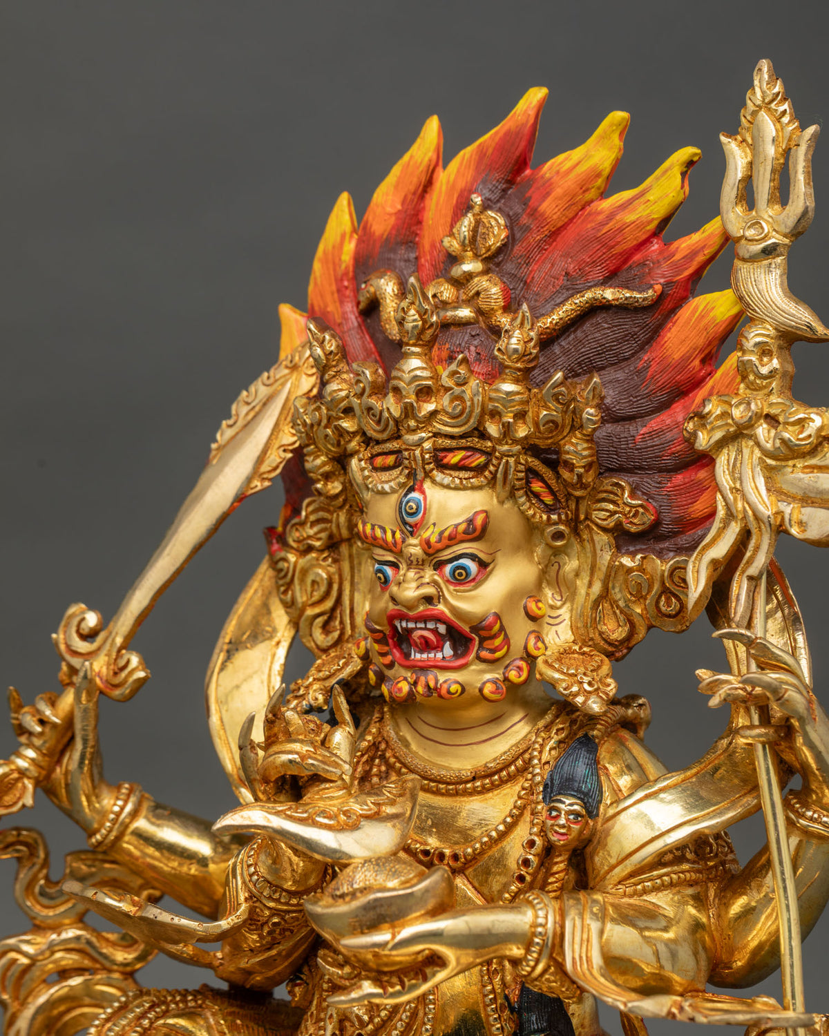 Four Arm Mahakala Statue