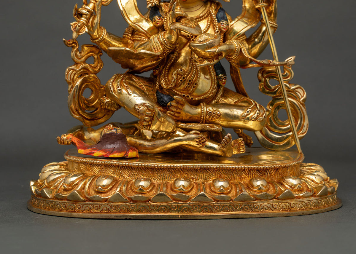 Four Arm Mahakala Statue