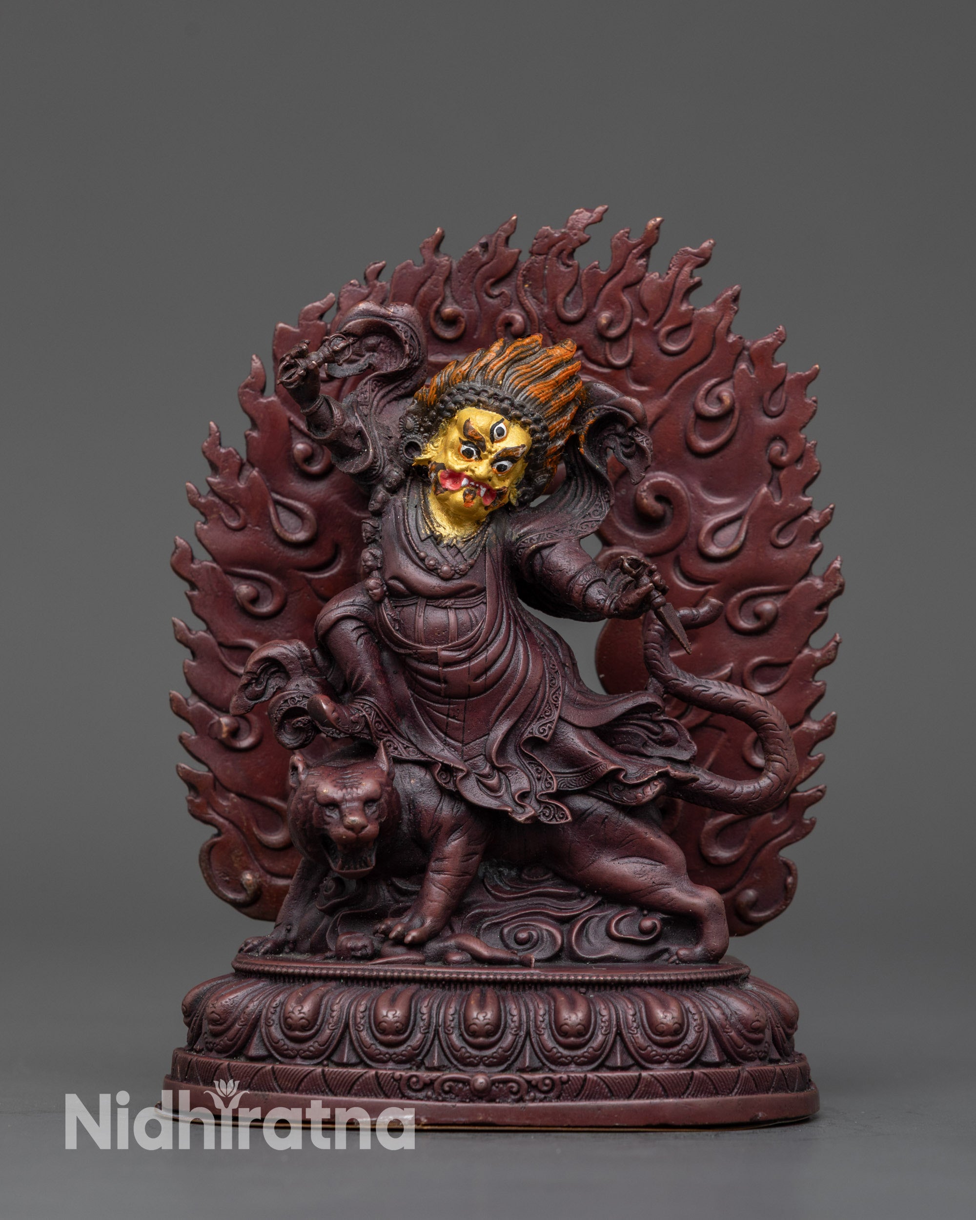 wrathful Tibetan statue