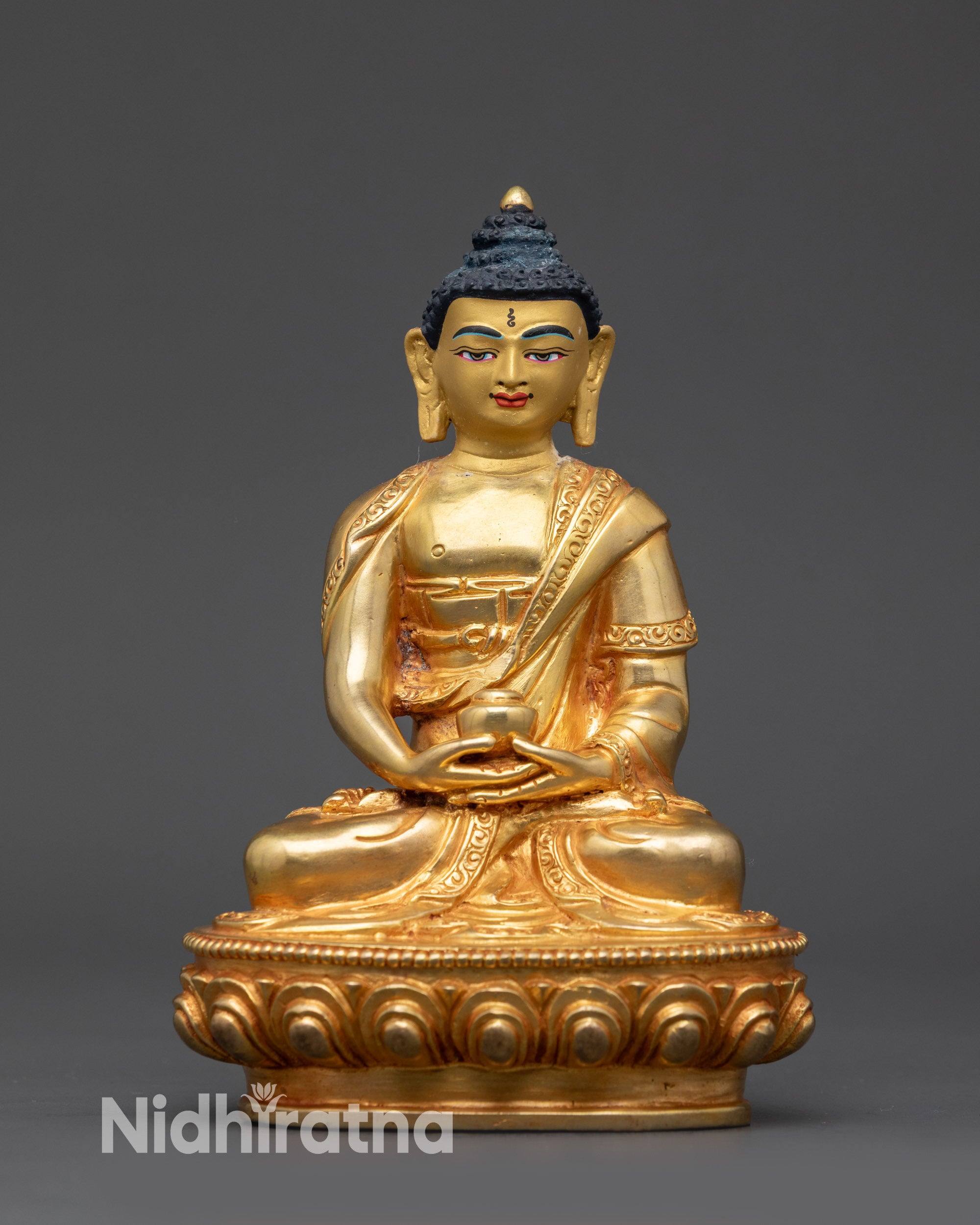 statue seated in meditation posture