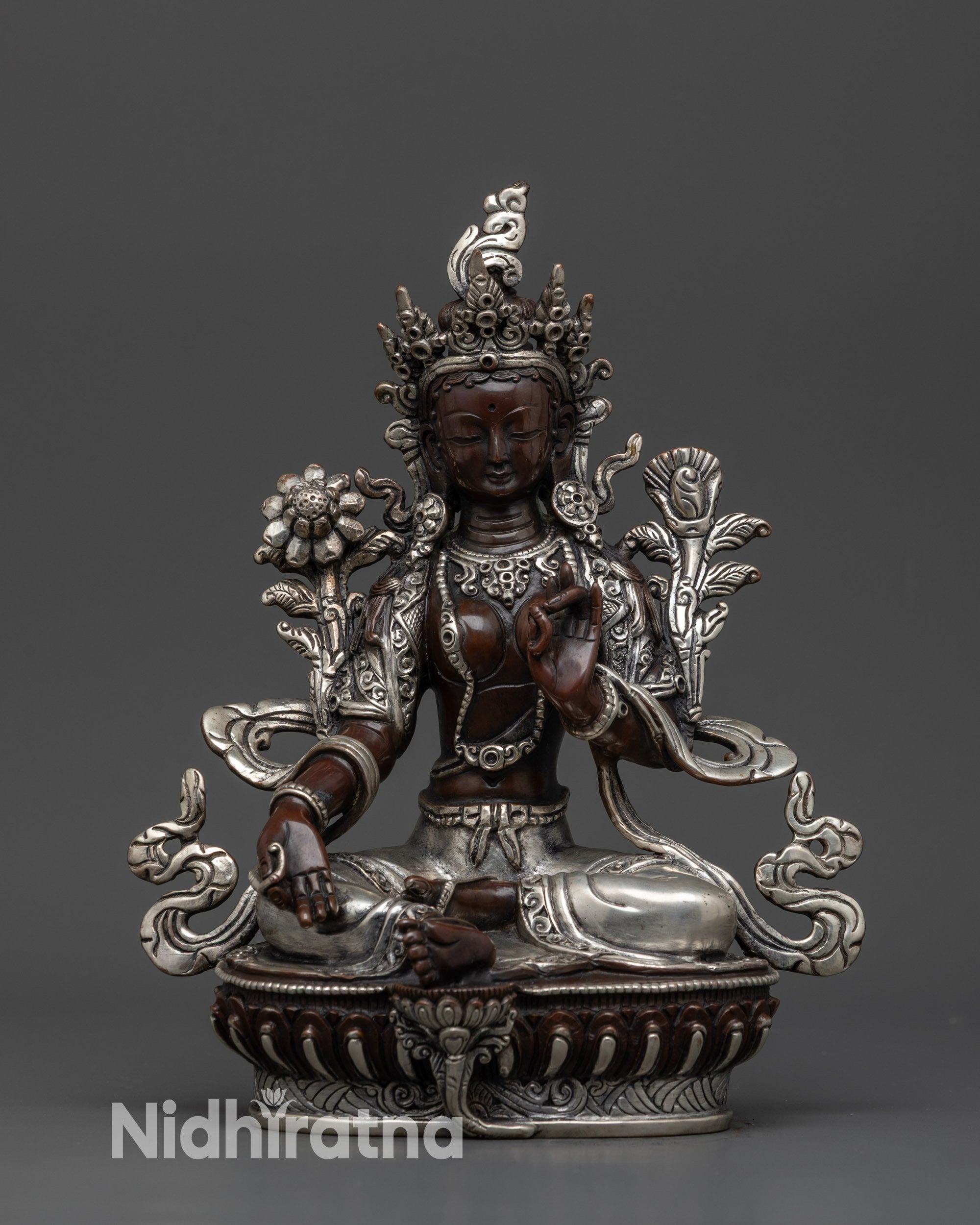 handcrafted Tibetan Buddhist statue