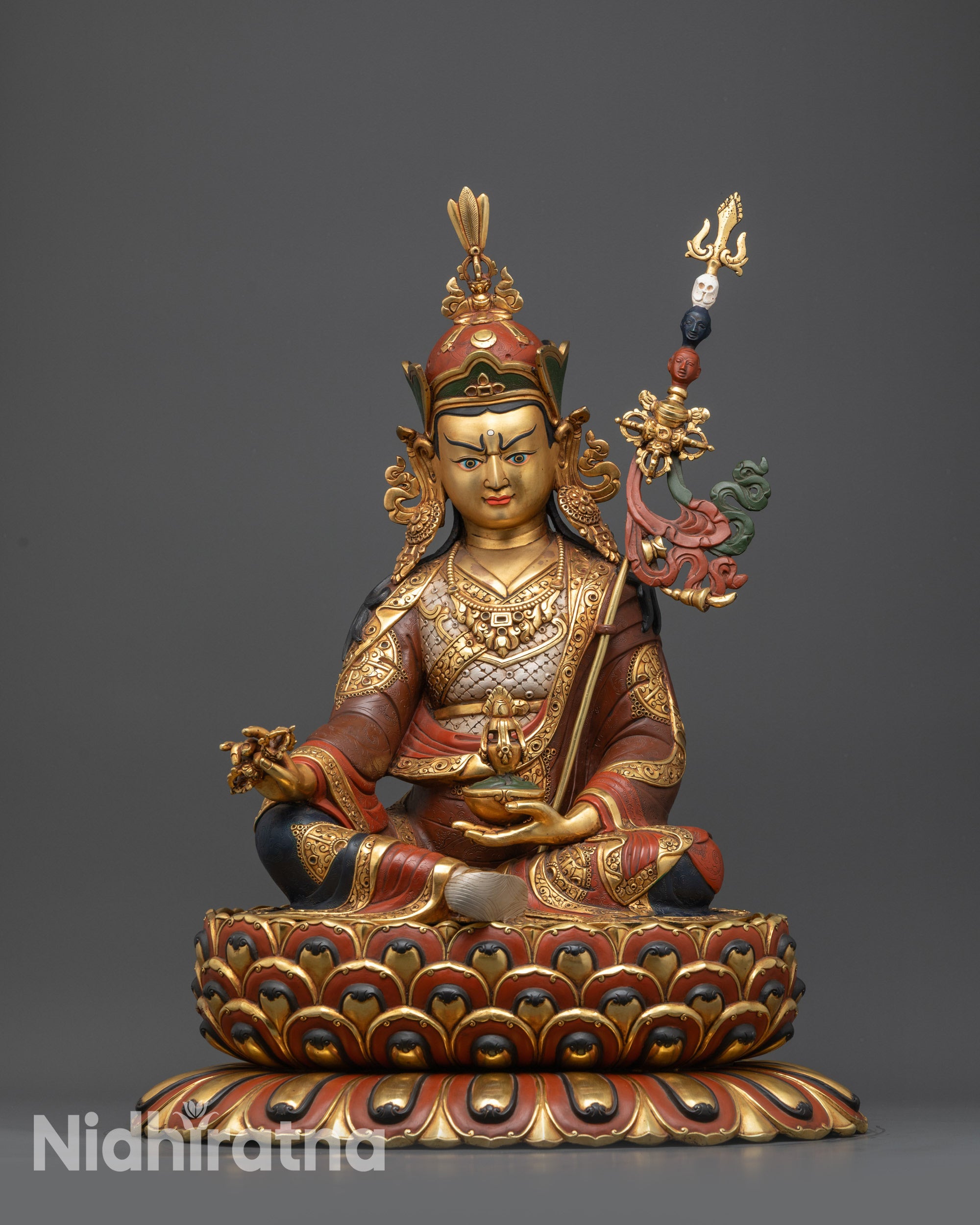 Masterpiece Guru Padmasambhava Sculpture | Spiritual Practice