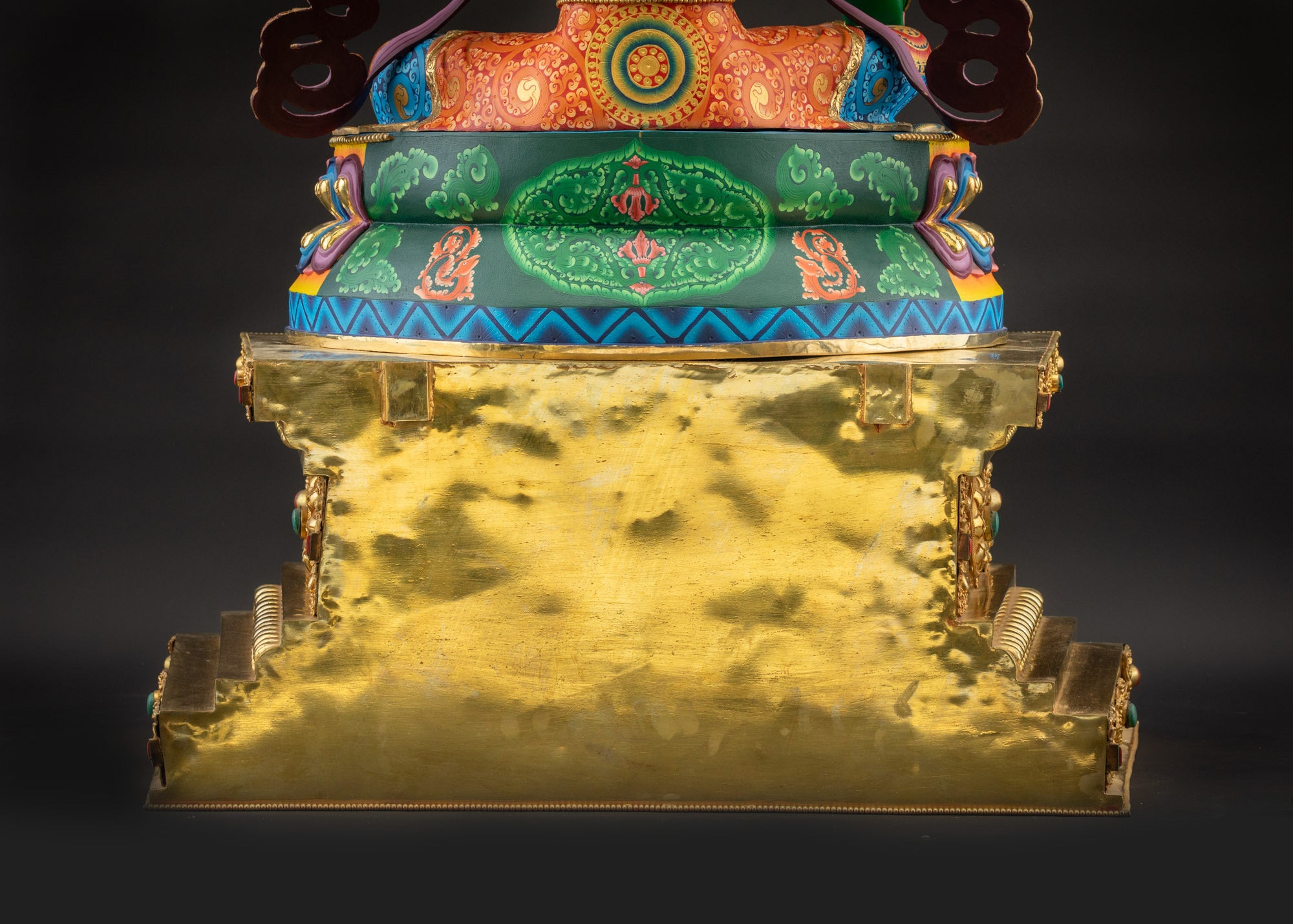 Blessed Green Tara Seated in Throne | Traditional handicraft Nepalese Statue