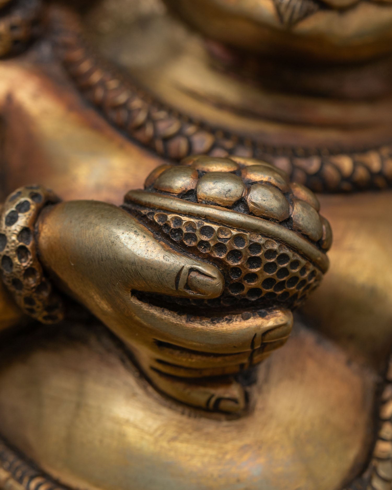 Black Dzambhala Statue