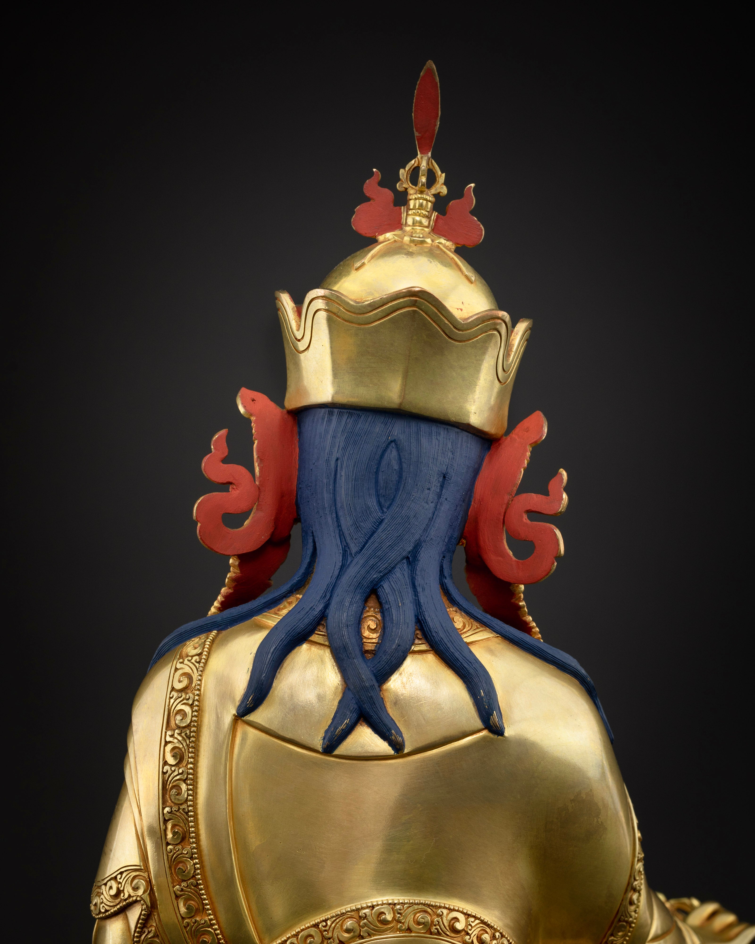 Authentic Guru Rinpoche Statue: Handmade Treasure of Vajrayana