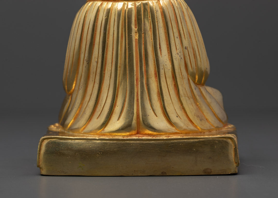 Gampopa Statue | Handcrafted Copper Sculpture