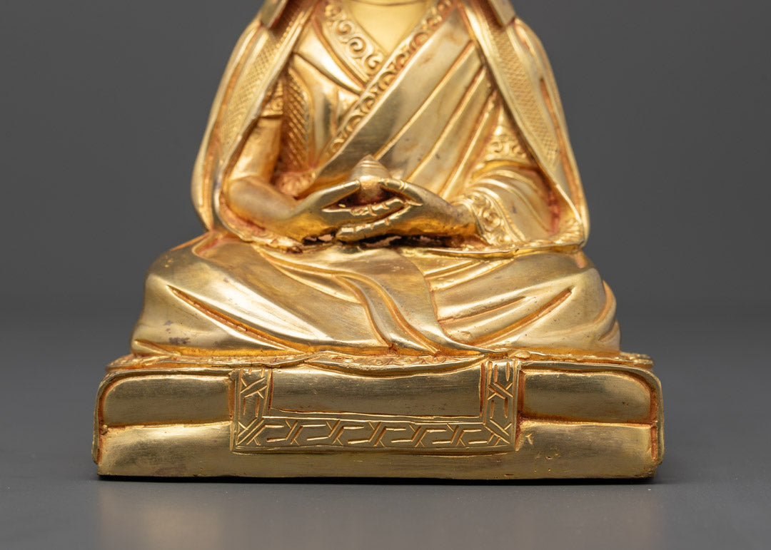 Gampopa Statue | Handcrafted Copper Sculpture