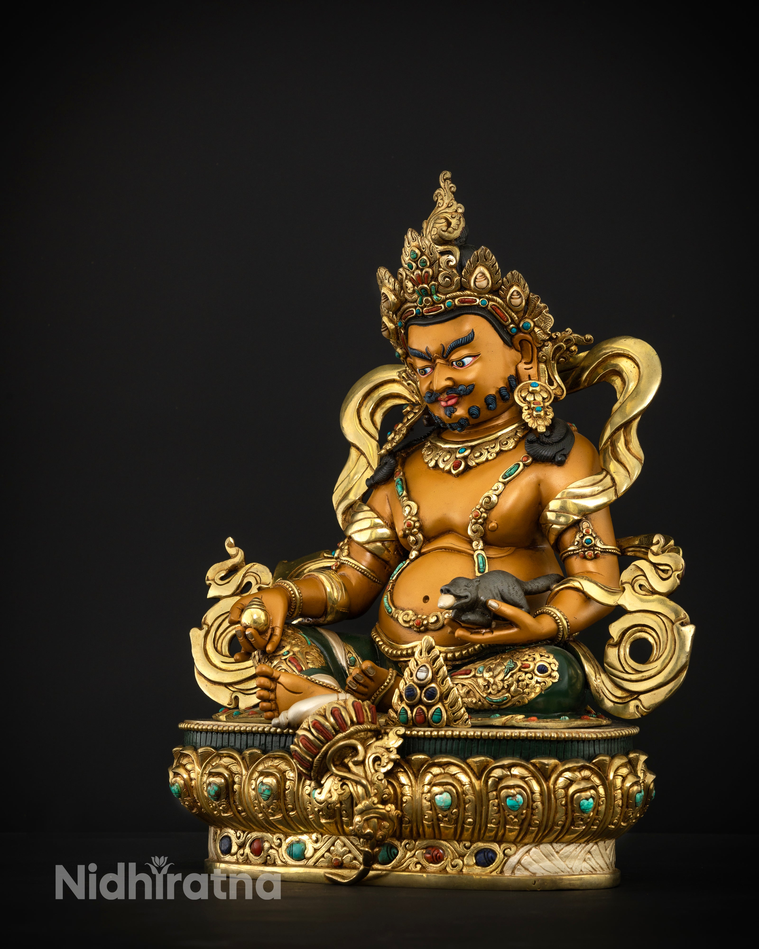 The Shining Dzambhala in Golden Splendor