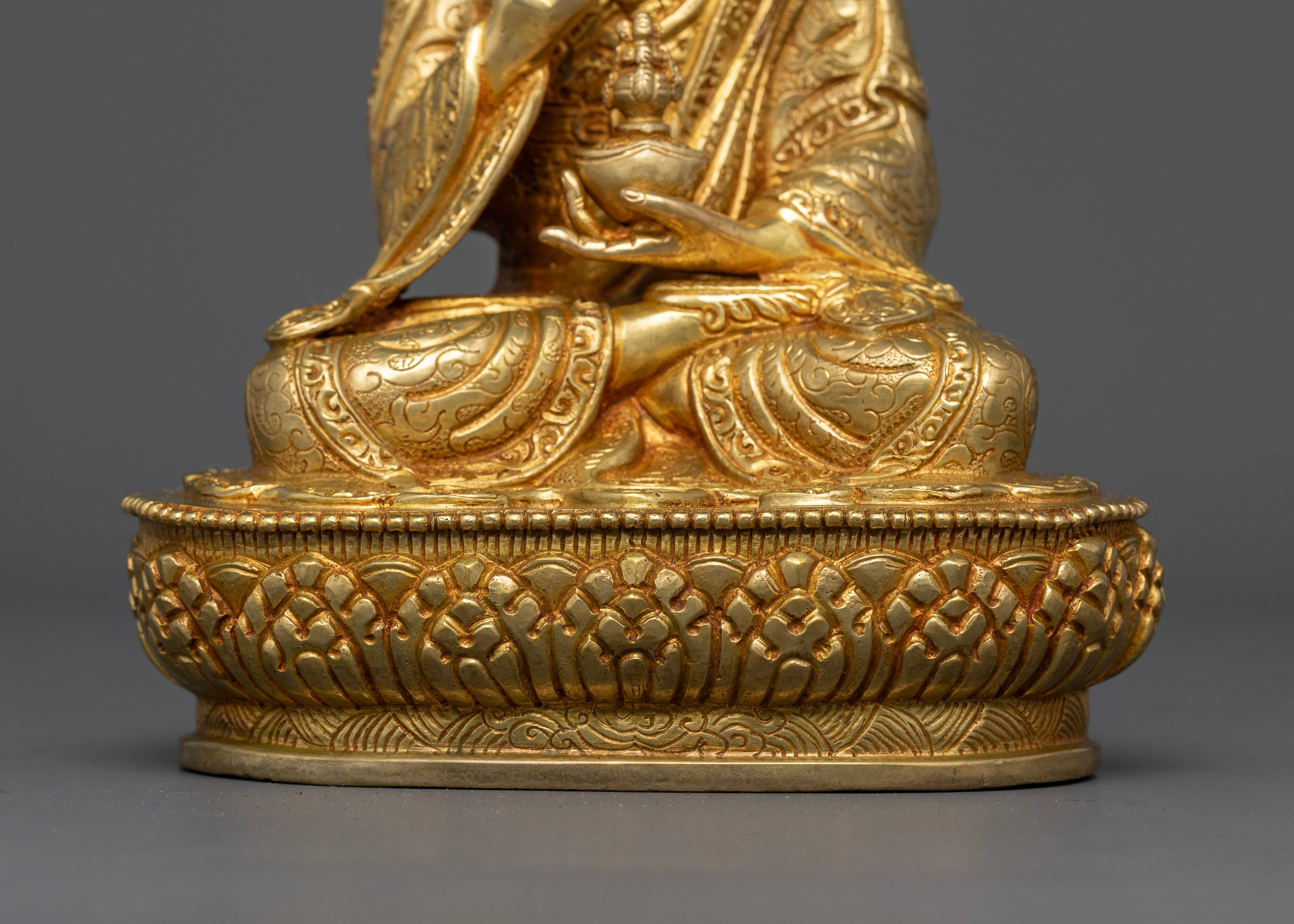 Guru Rinpoche: The Lotus Master in 24K Gold