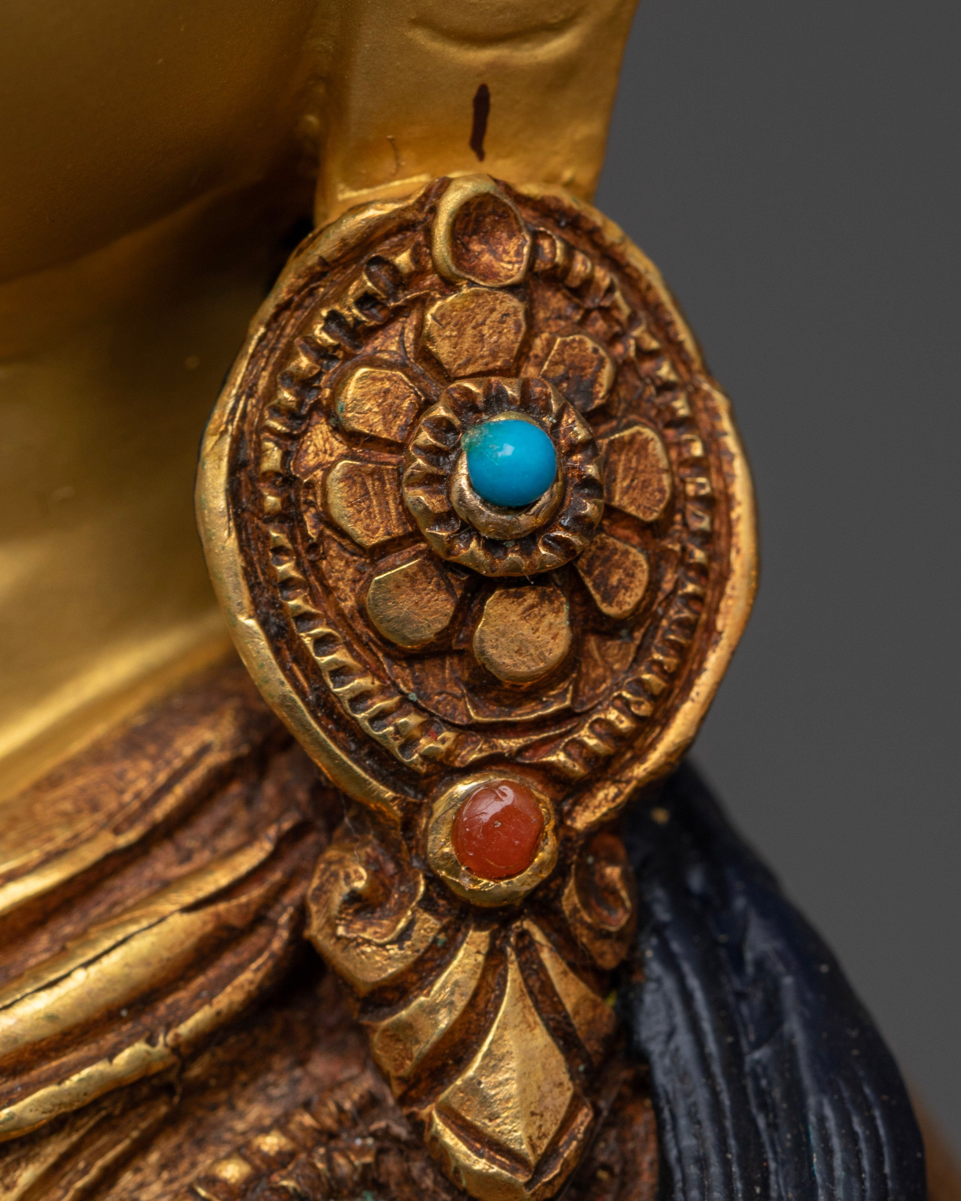Standing Guru Rinpoche Statue | Elegant Buddhist Icons of Wisdom