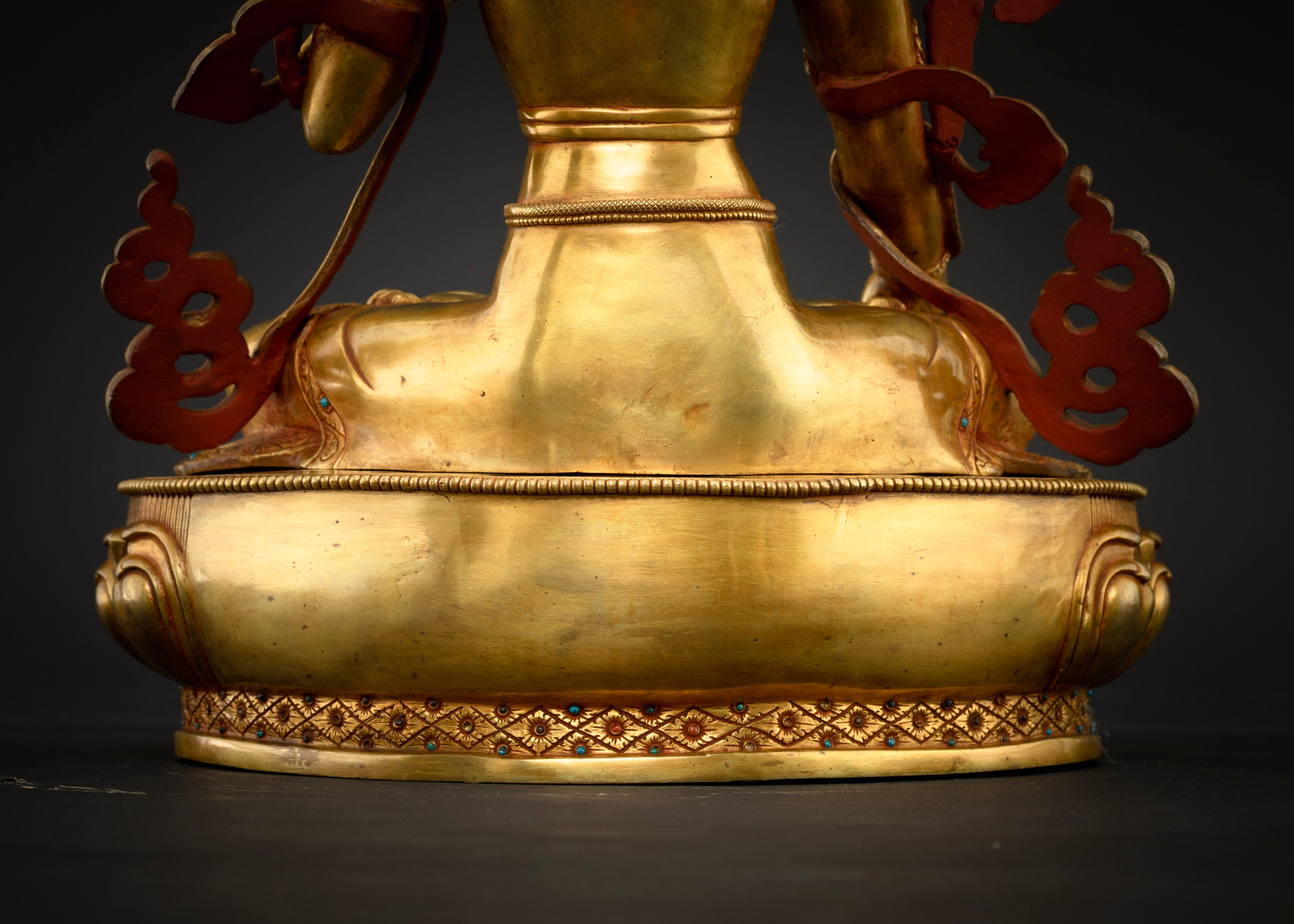 Divinely Inspired White Tara Statue: Hand-Carved Masterpiece