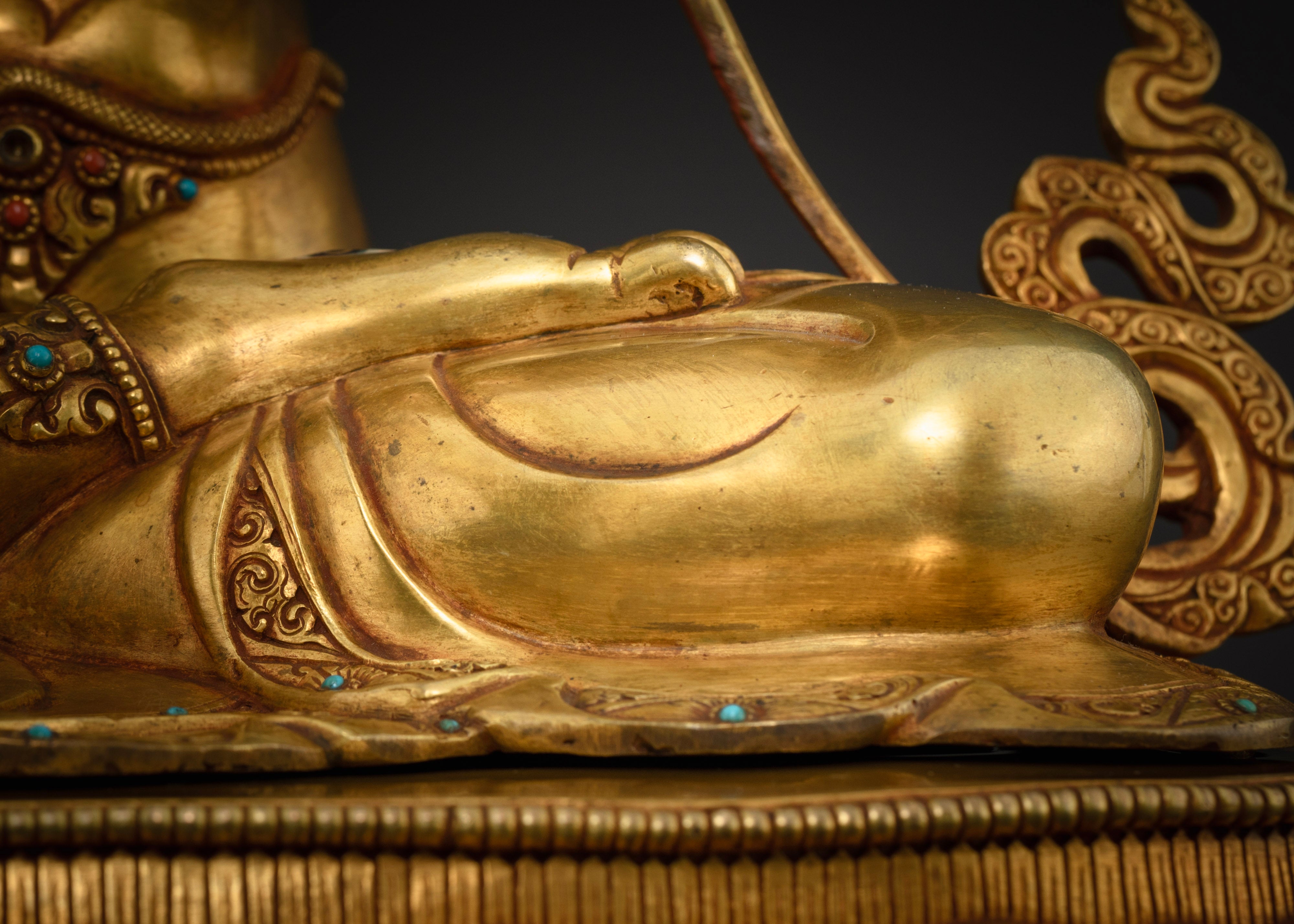 Divinely Inspired White Tara Statue: Hand-Carved Masterpiece