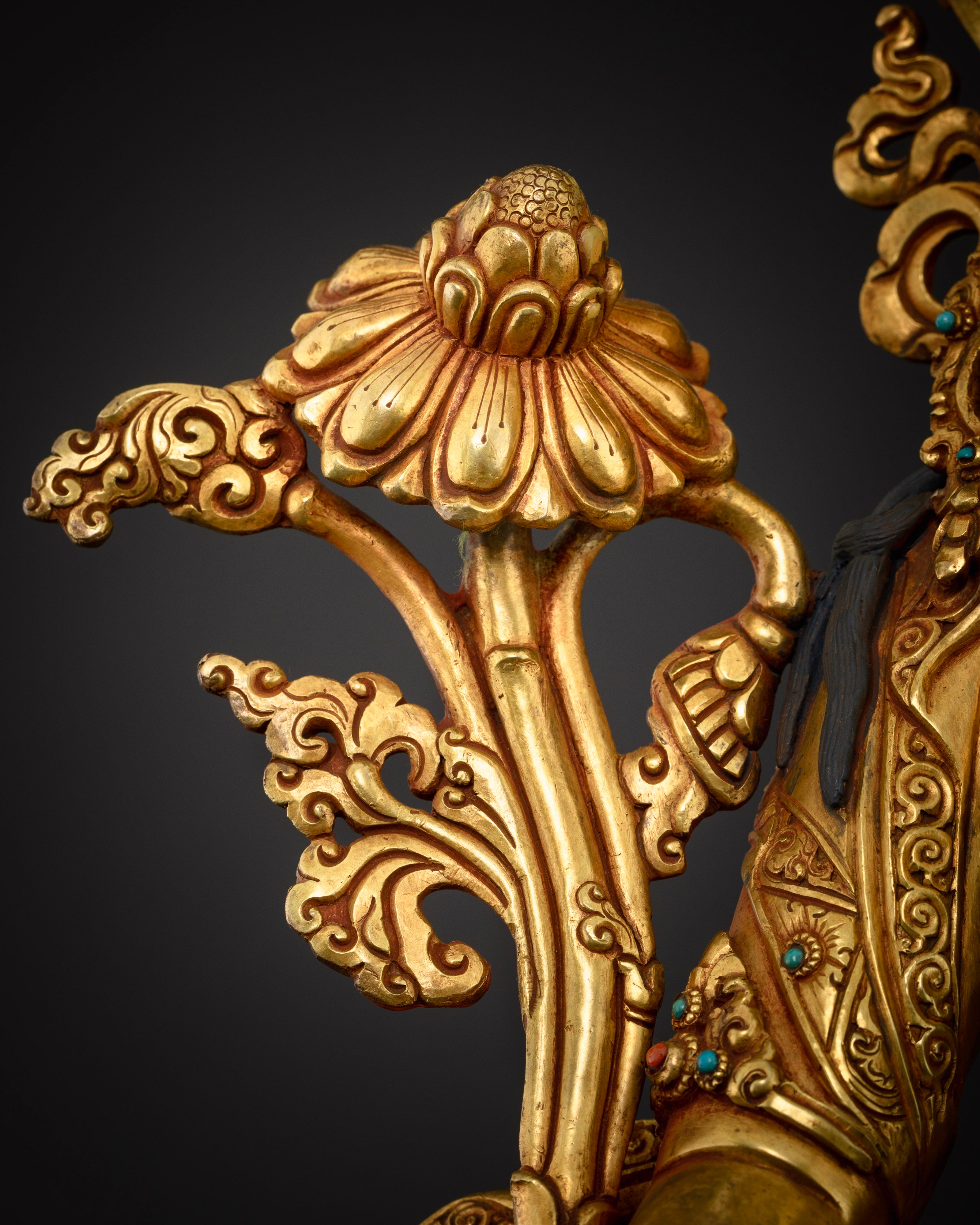 Divinely Inspired White Tara Statue: Hand-Carved Masterpiece