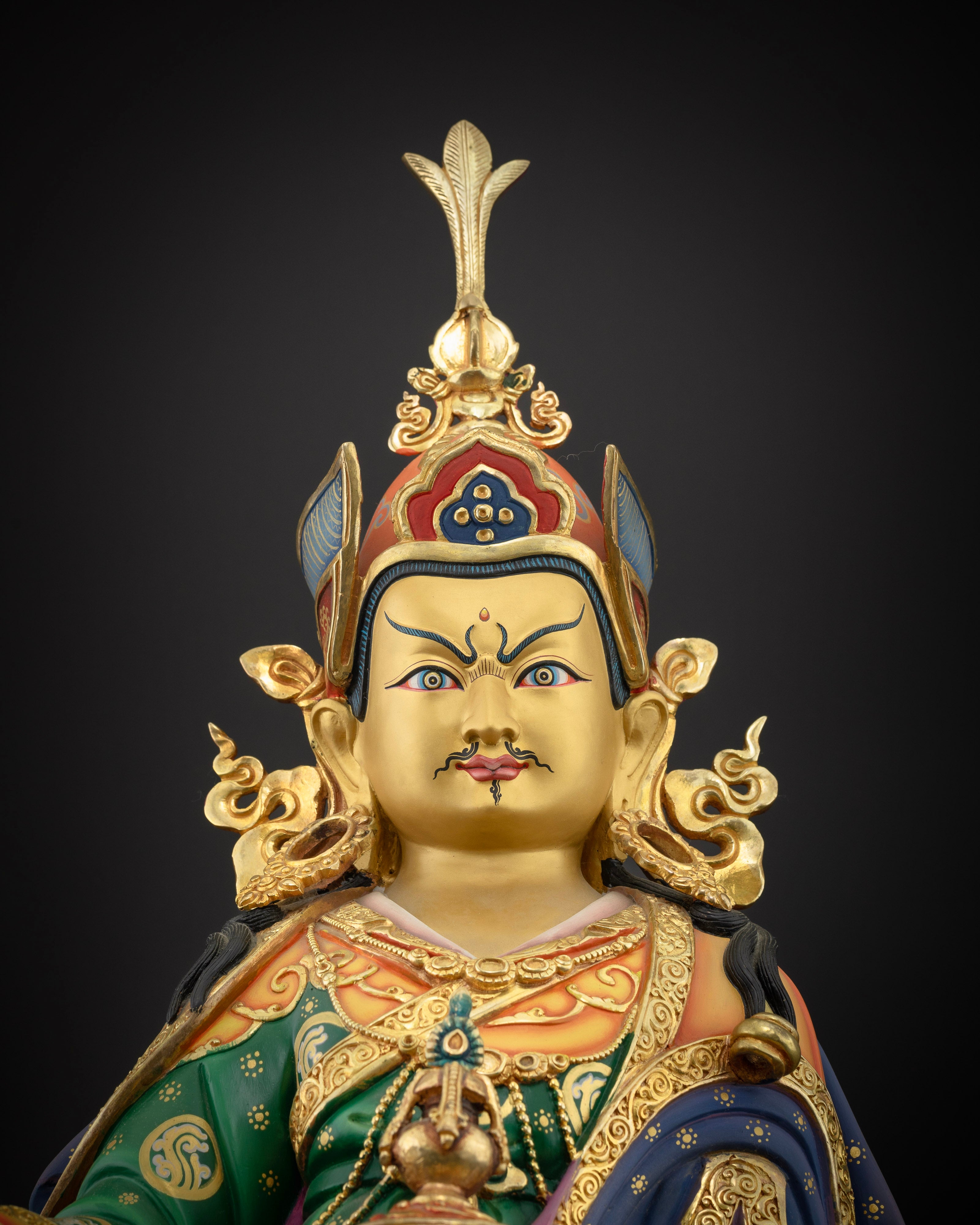 The Vibrant Masterpiece Guru Rinpoche Statue