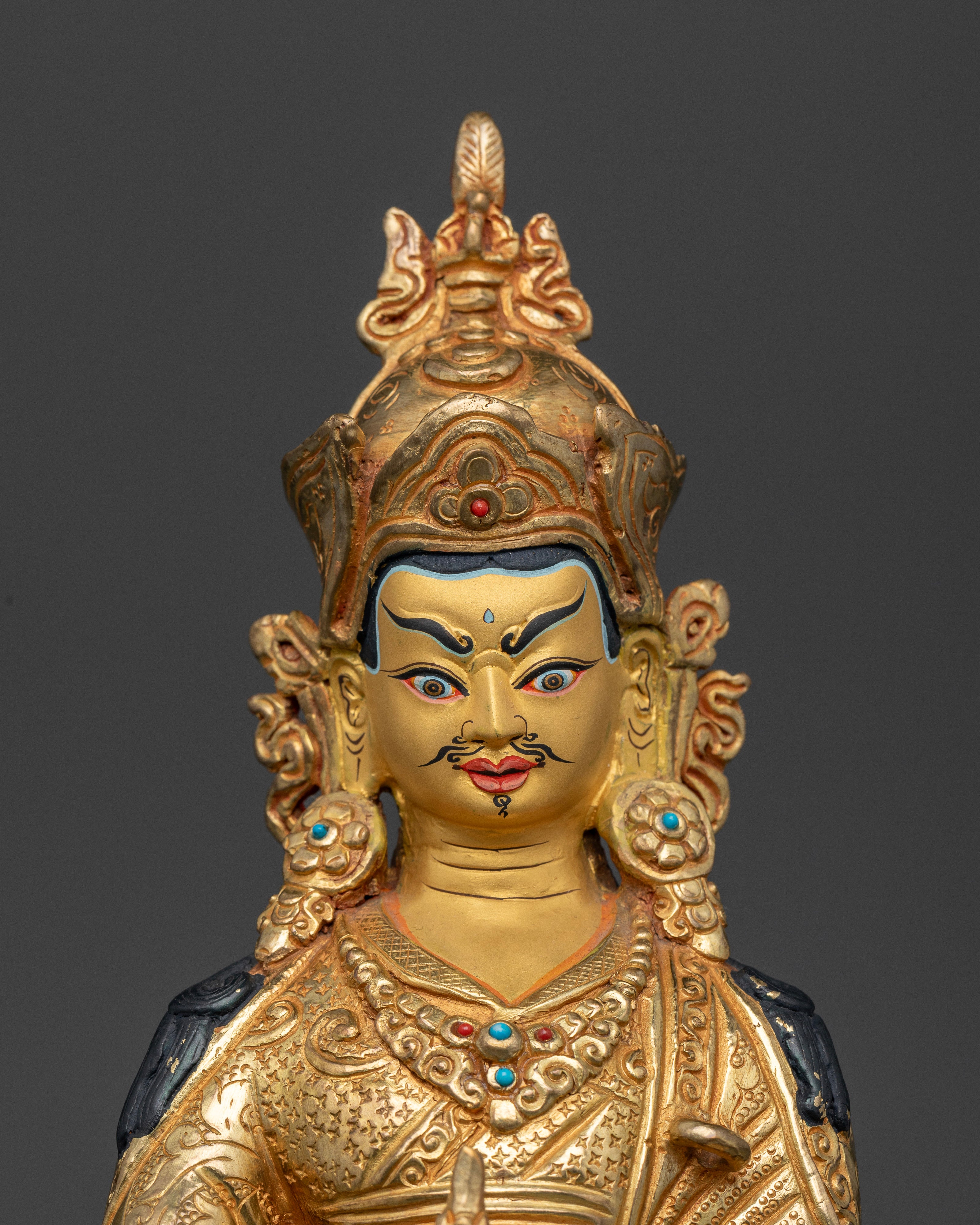 Golden Lotus Guru: Embodiment of Spiritual Power and Compassion