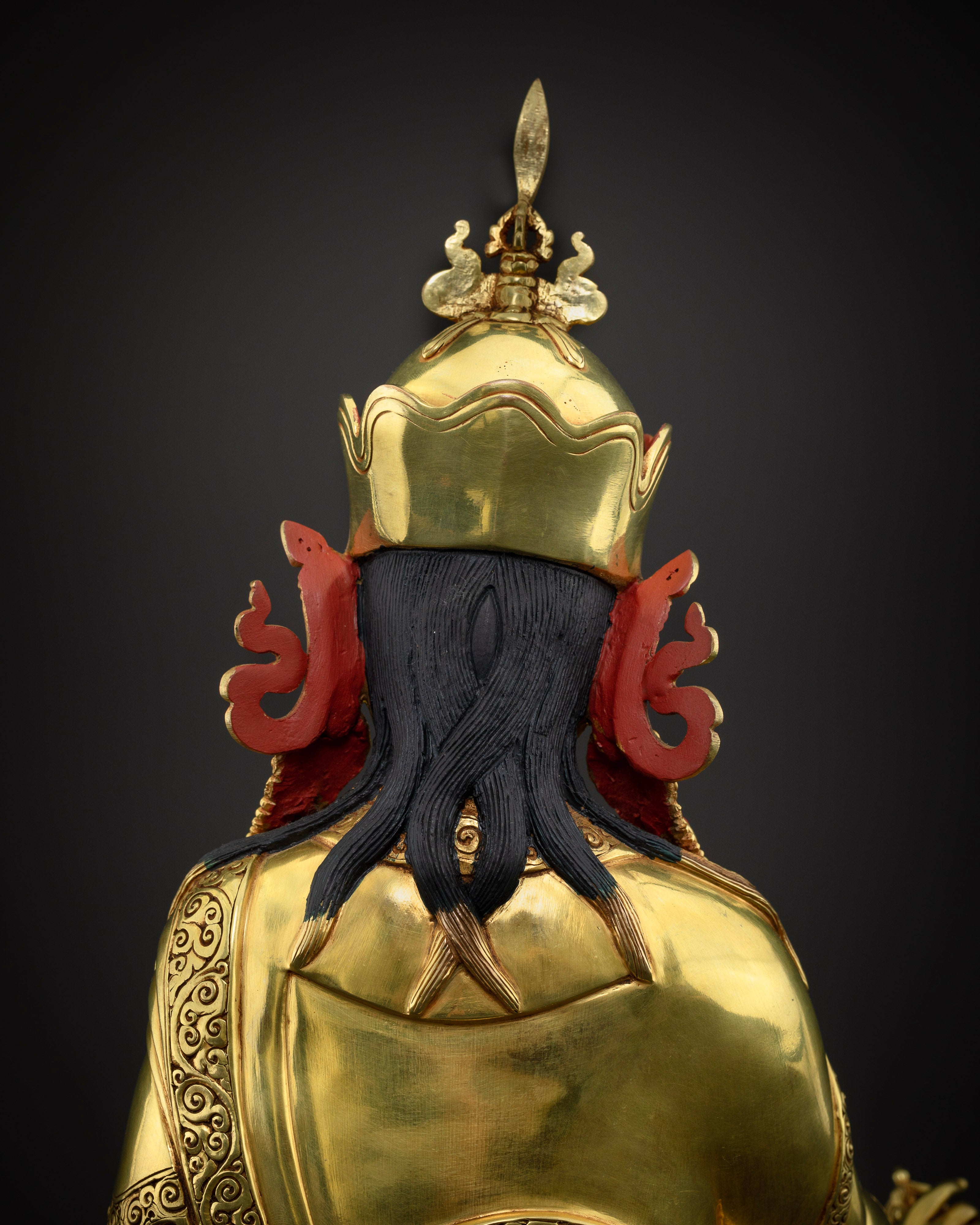 Masterpiece 15.5 Inch Guru Rinpoche Statue | A Spiritual Treasure